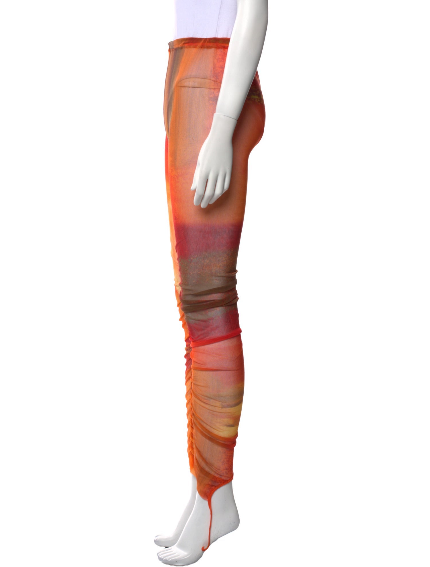 Paula Canovas Del Vas Printed Skinny Leg Pants