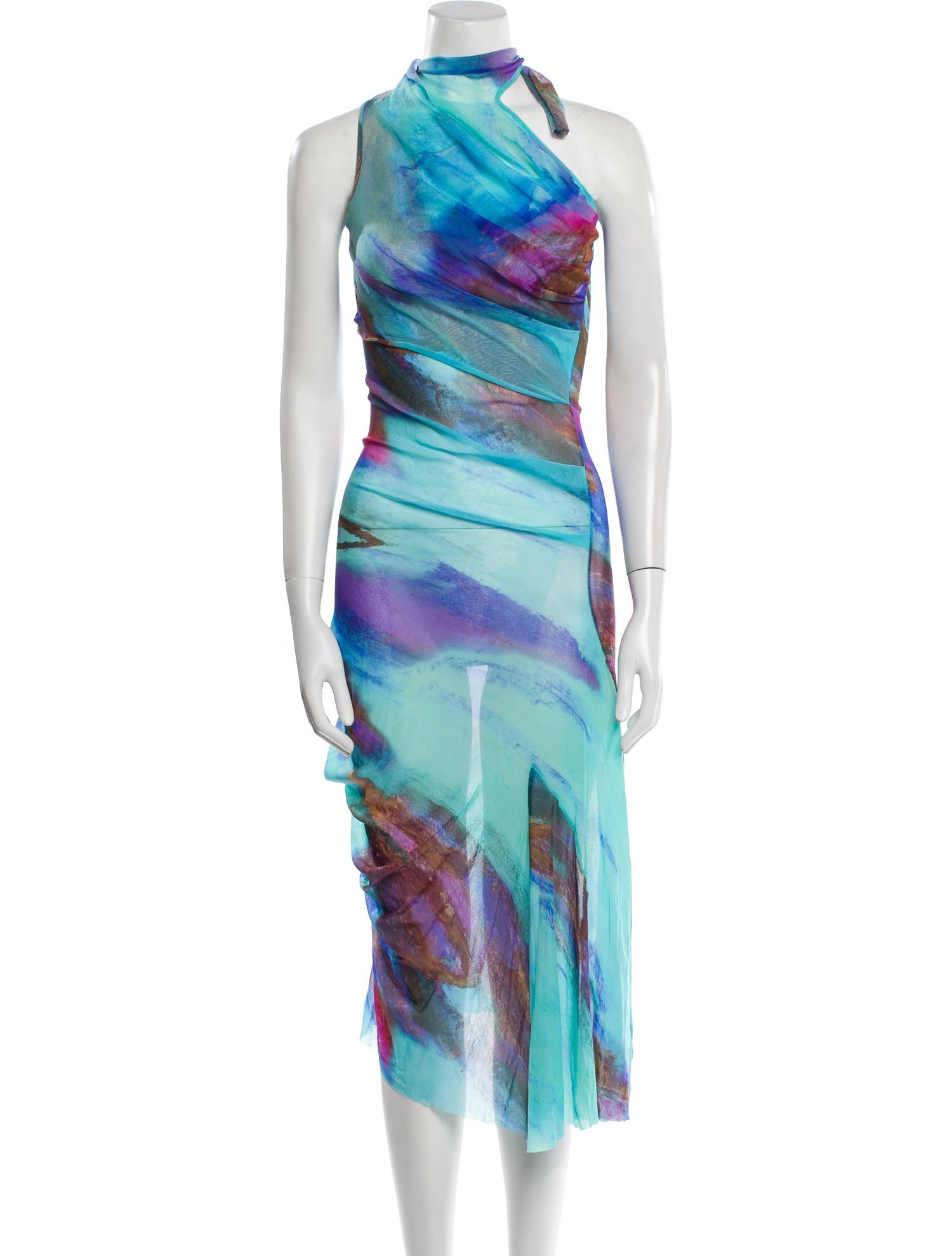 Paula Canovas Del Vas Printed Long Dress