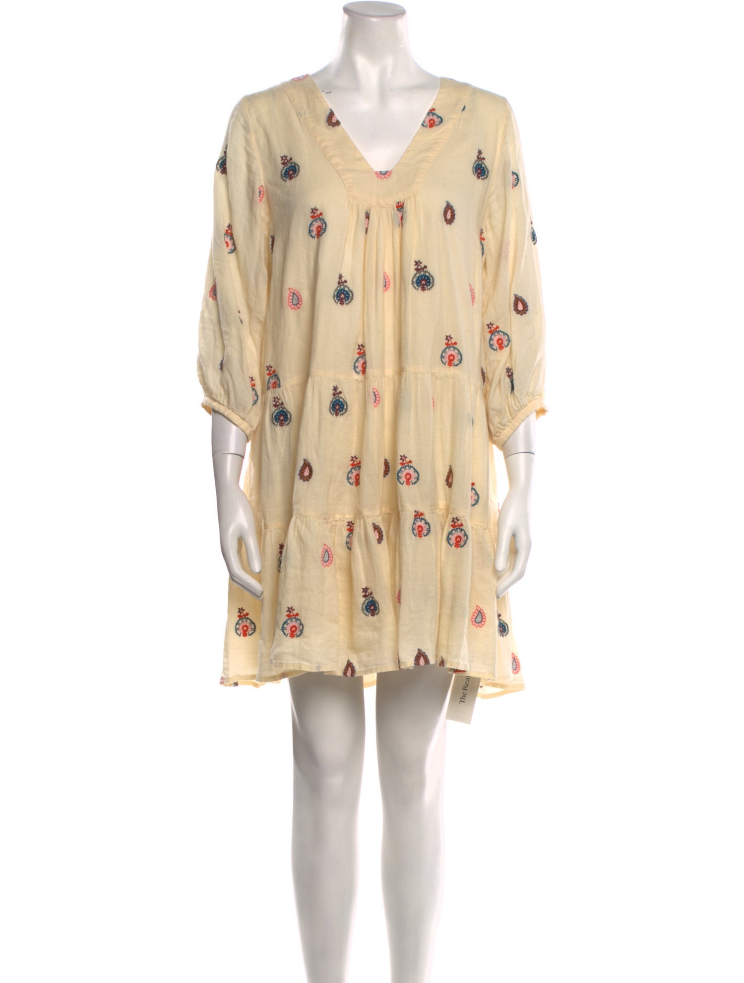 Pink Chicken Printed Mini Dress