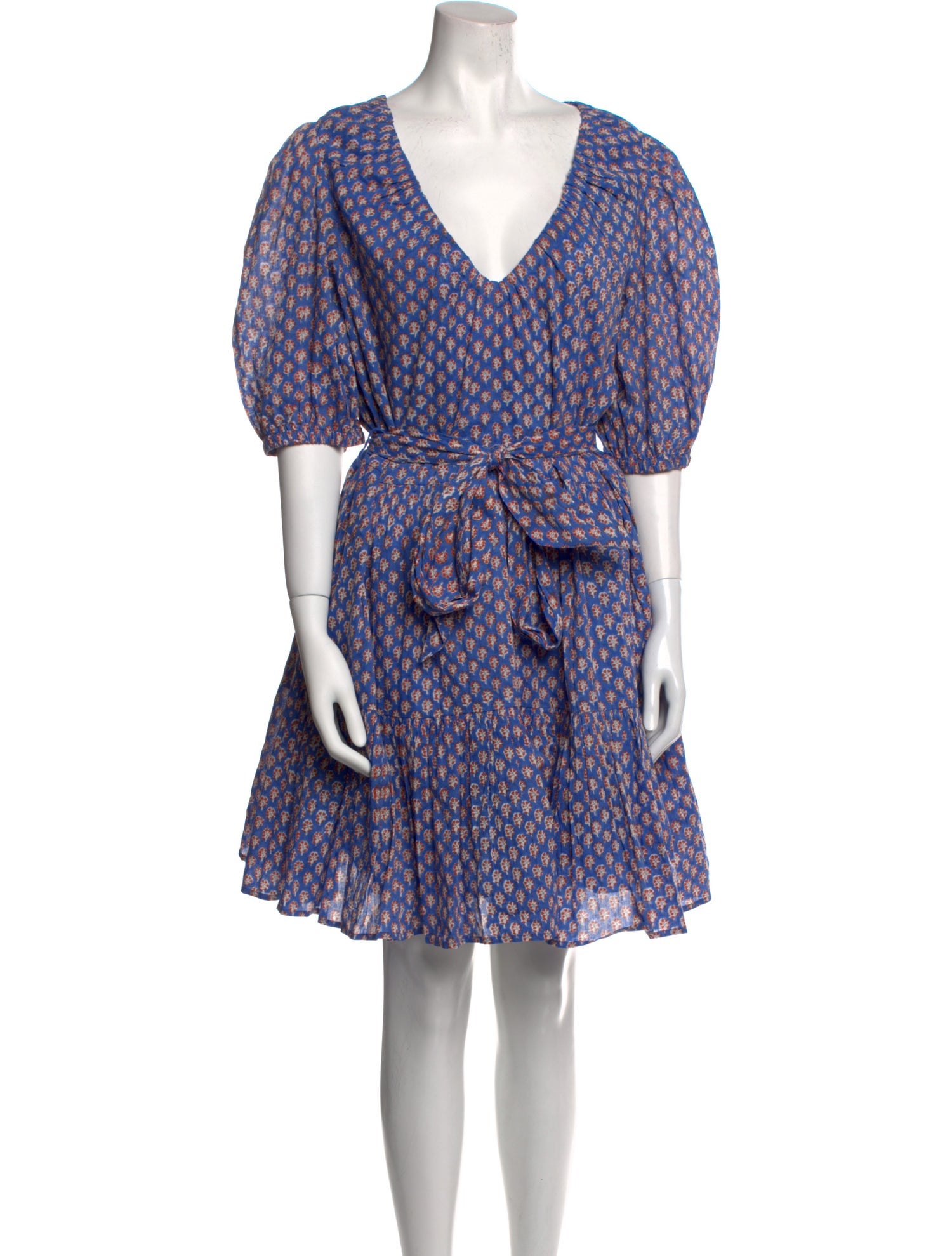 Pink Chicken Printed Mini Dress w/ Tags