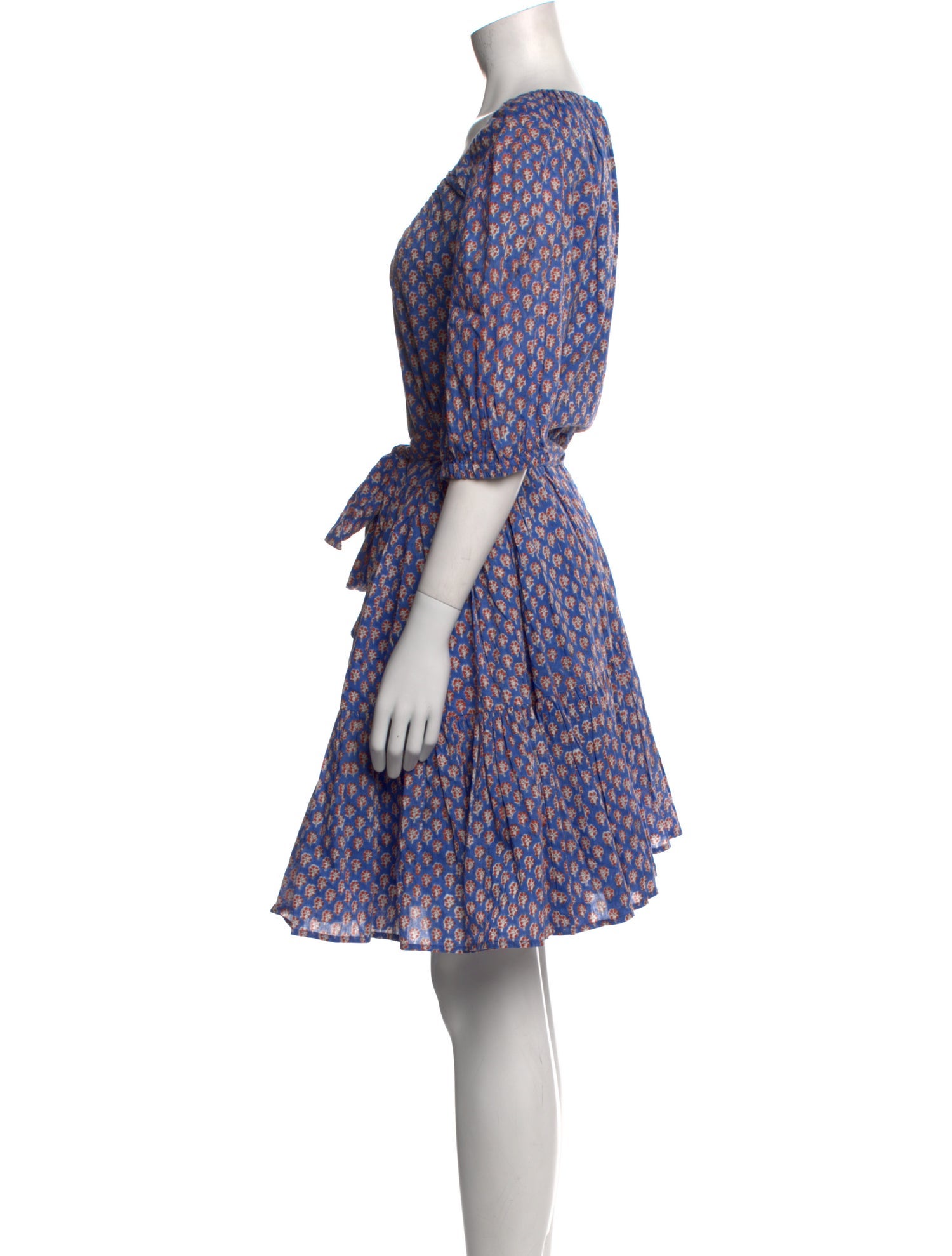 Pink Chicken Printed Mini Dress w/ Tags