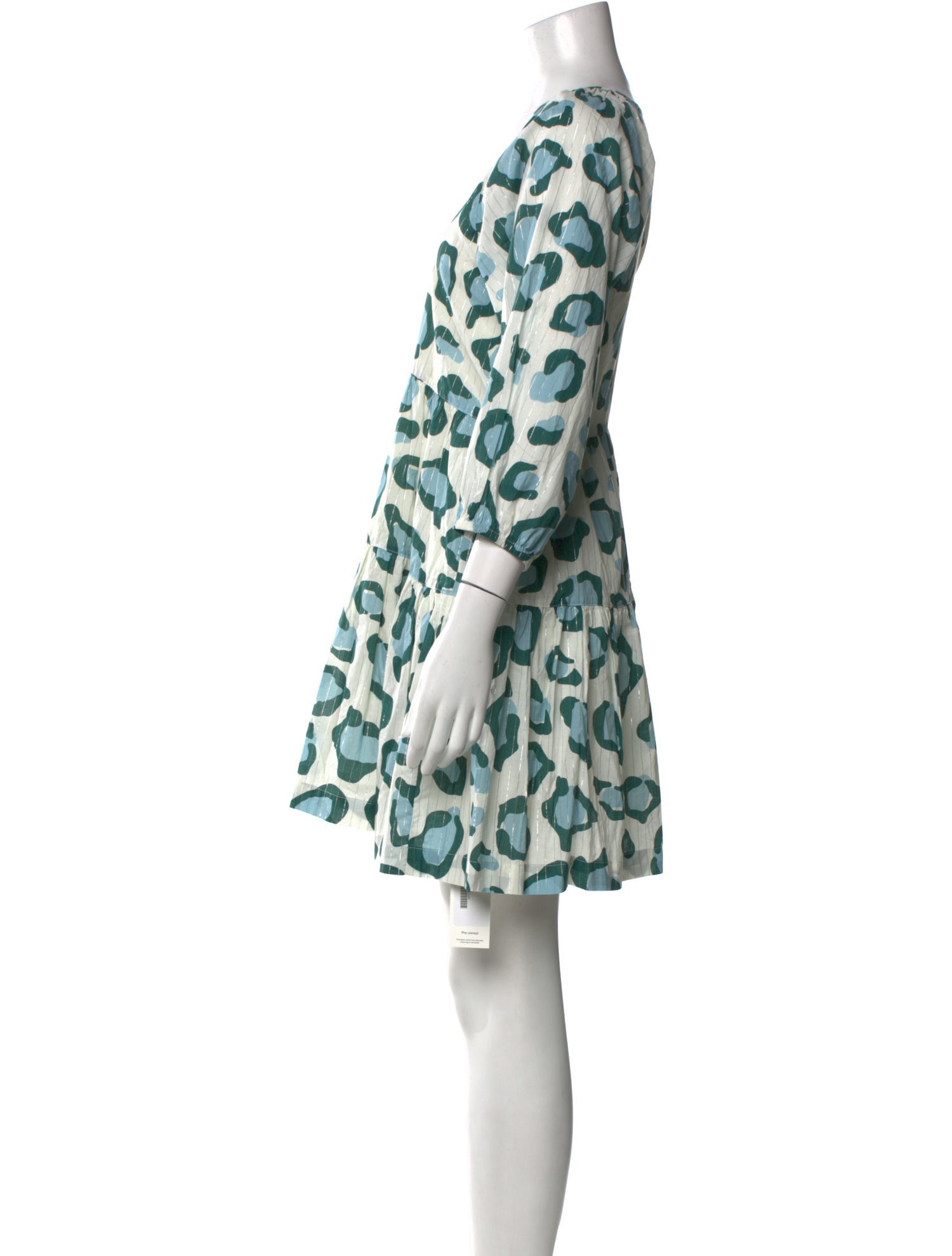 Pink Chicken Printed Mini Dress w/ Tags