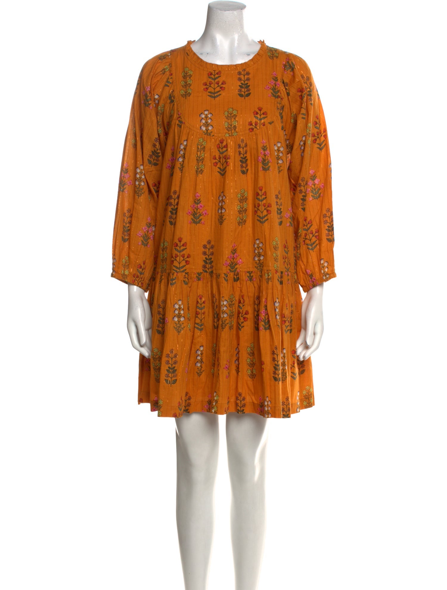 Pink Chicken Floral Print Mini Dress