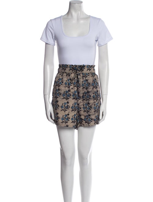 Pink Chicken Floral Print Short Set