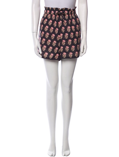 Pink Chicken Printed Mini Shorts