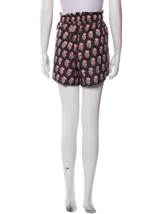 Pink Chicken Printed Mini Shorts