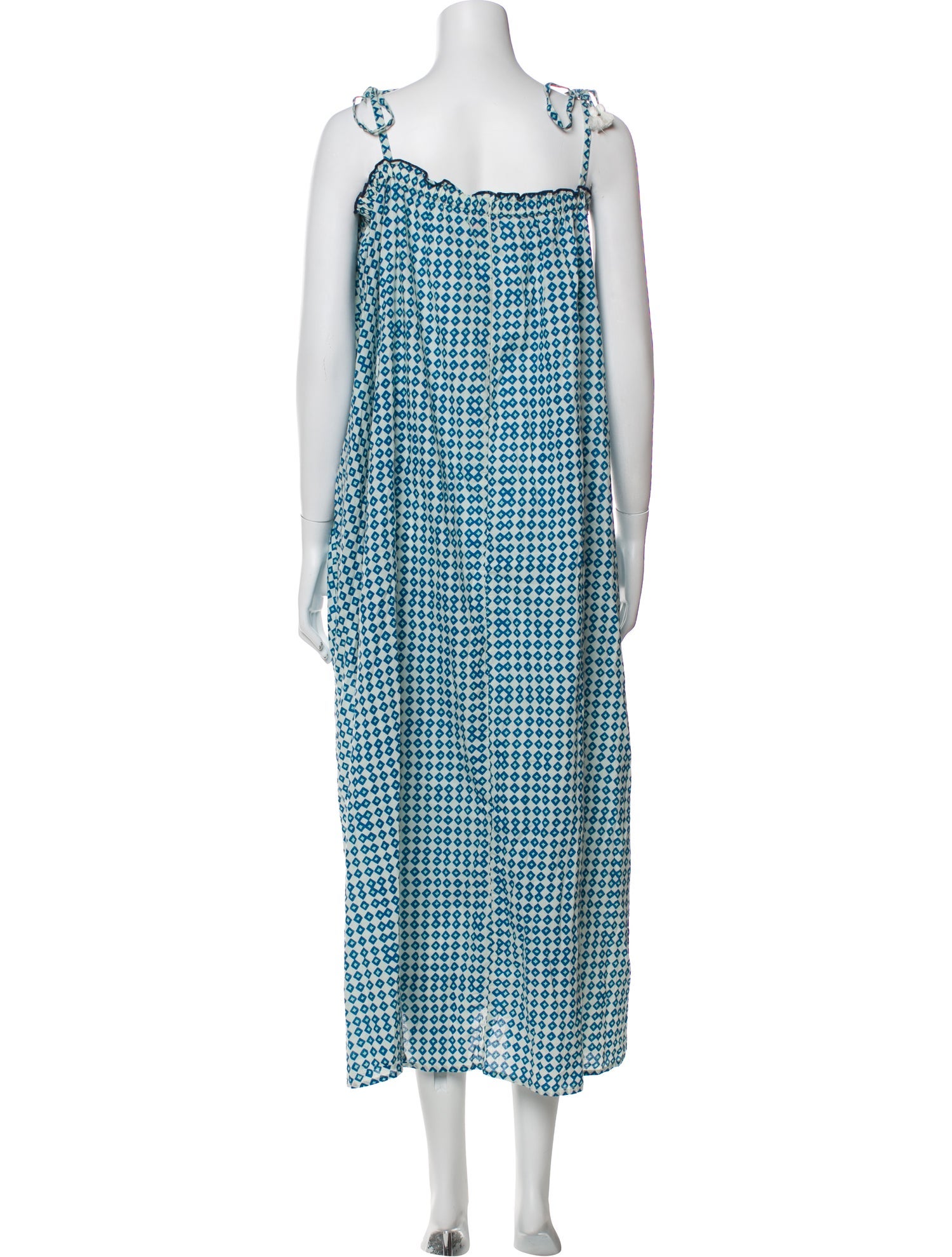 Pink Chicken Animal Print Long Dress