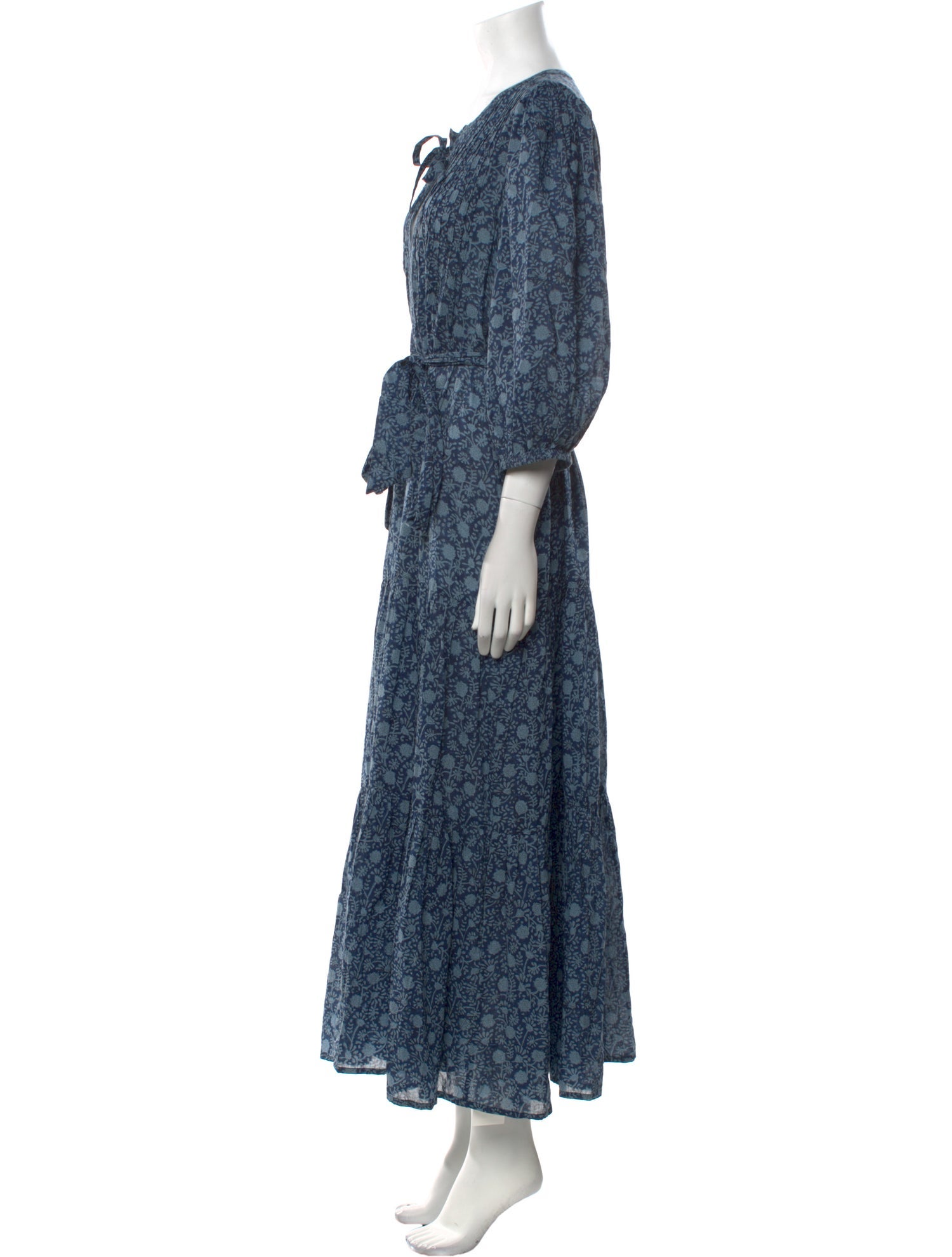 Pink Chicken Printed Long Dress