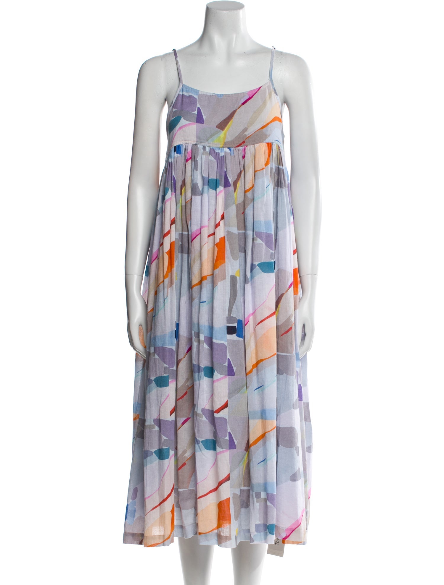 Pink Chicken Printed Midi Length Dress