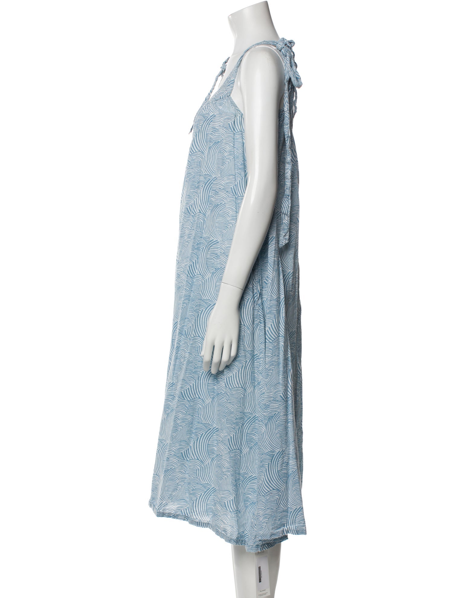 Pink Chicken Printed Midi Length Dress