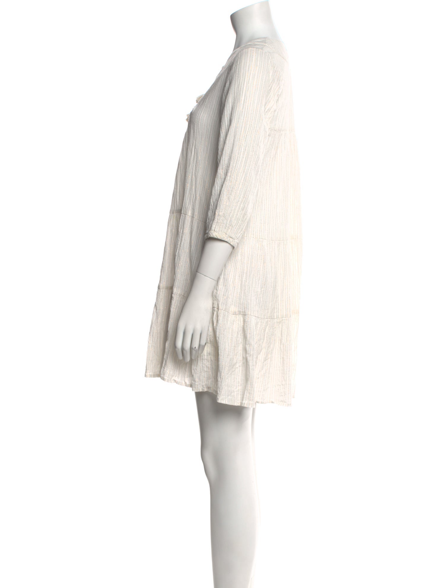 Pink Chicken V-Neck Mini Dress