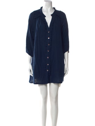 Pink Chicken V-Neck Mini Dress