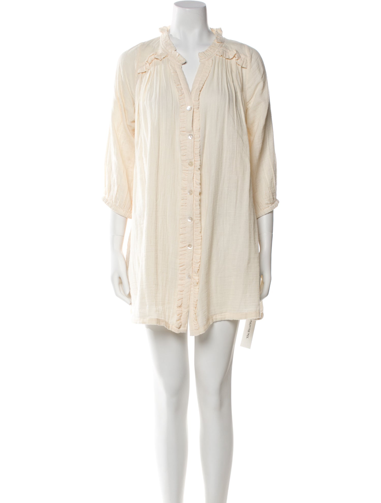 Pink Chicken V-Neck Mini Dress