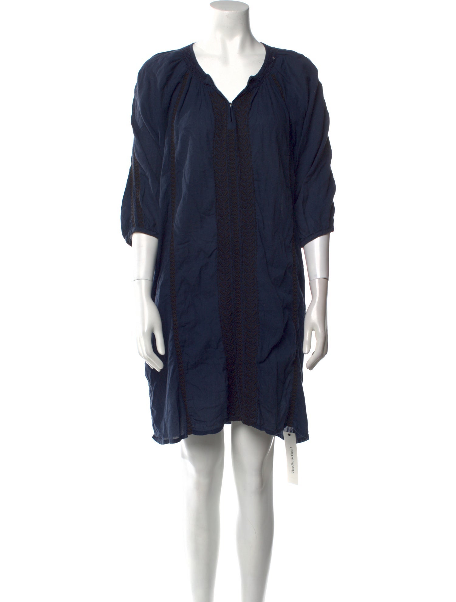 Pink Chicken V-Neck Mini Dress