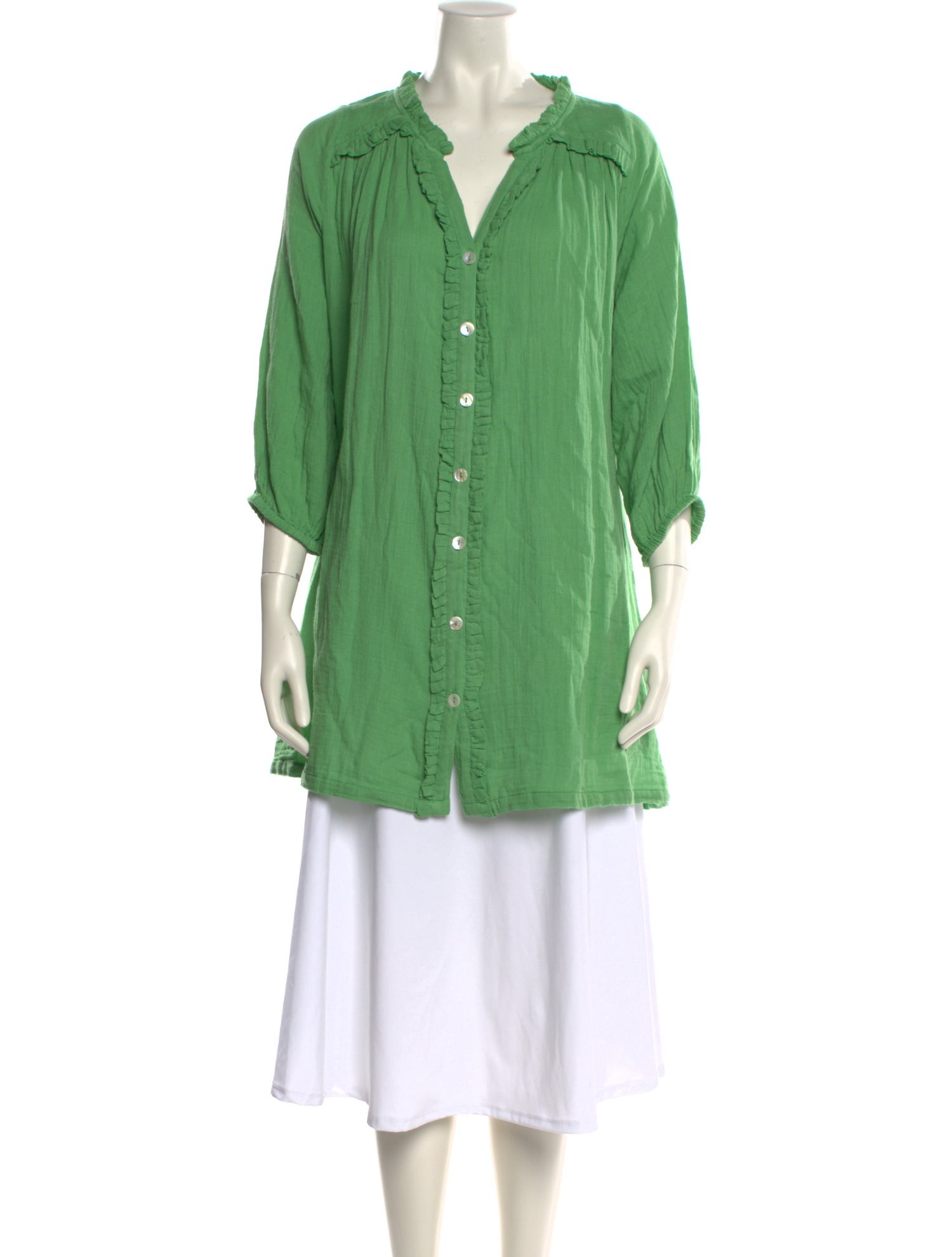 Pink Chicken Three-Quarter Sleeve Tunic