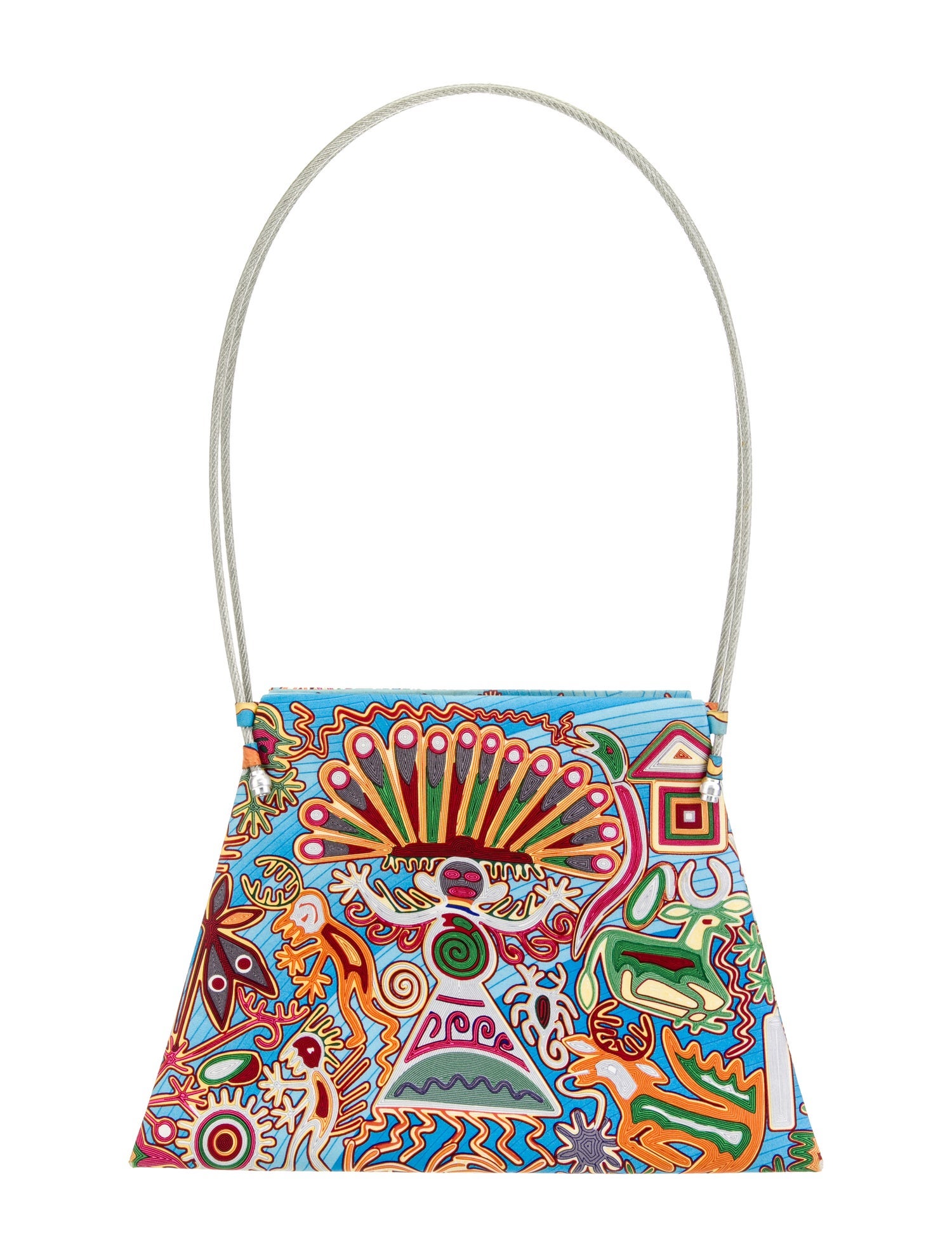 Pineda Covalin Bolsa Tote Grabado Mariposa De Piel Para Mujer