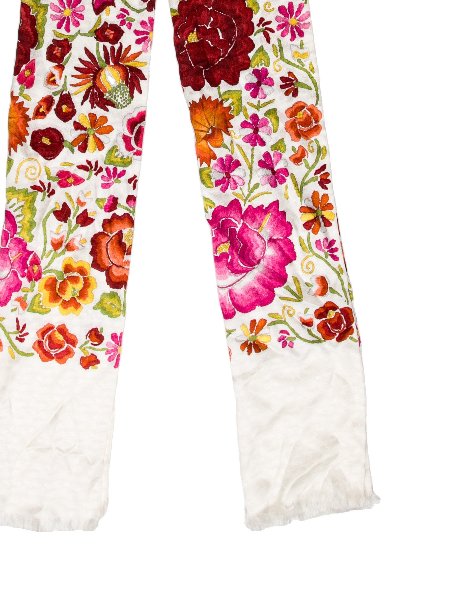 Pineda Covalin Silk Floral Print Scarf