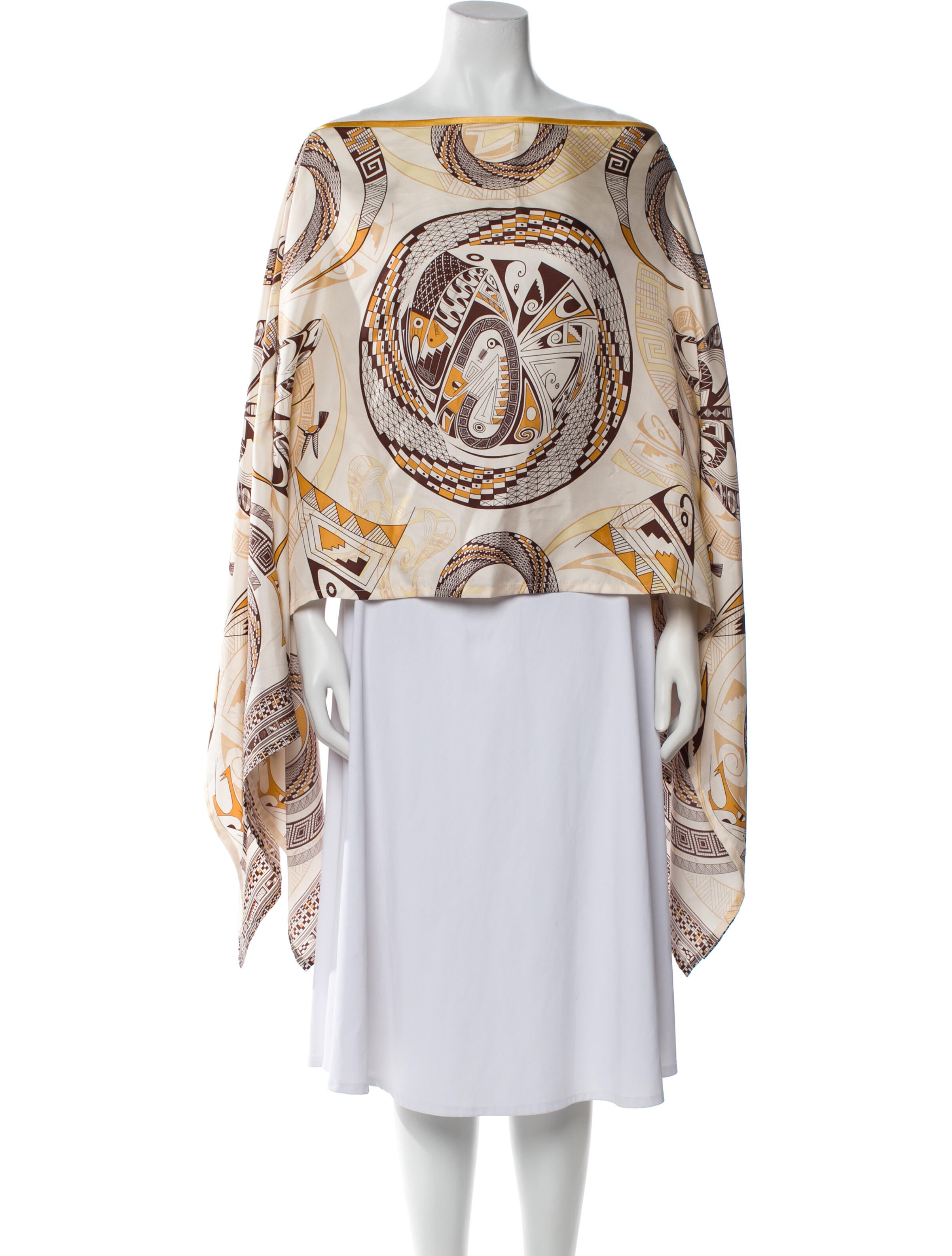 Pineda Covalin Silk Paisley Print Scarf