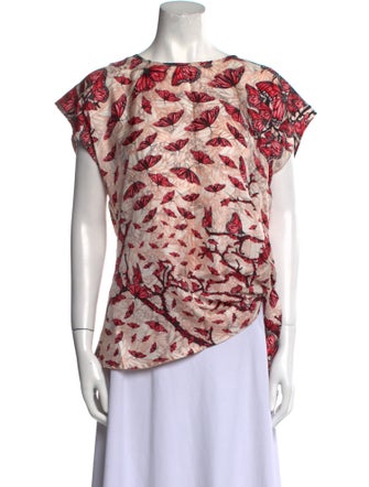 Pineda Covalin Silk Printed Blouse