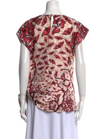 Pineda Covalin Silk Printed Blouse