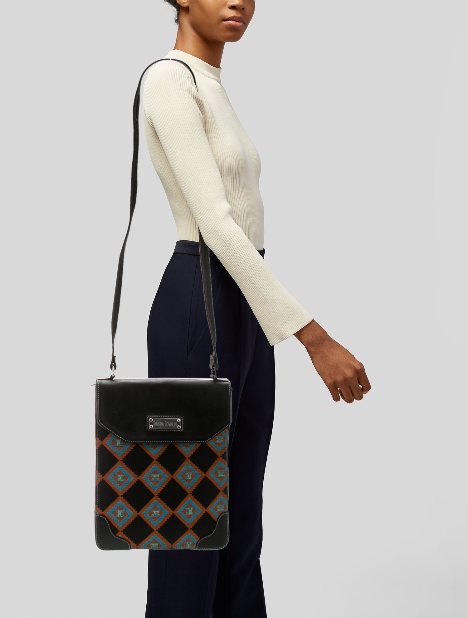 Pineda Covalin Leather Crossbody Bag
