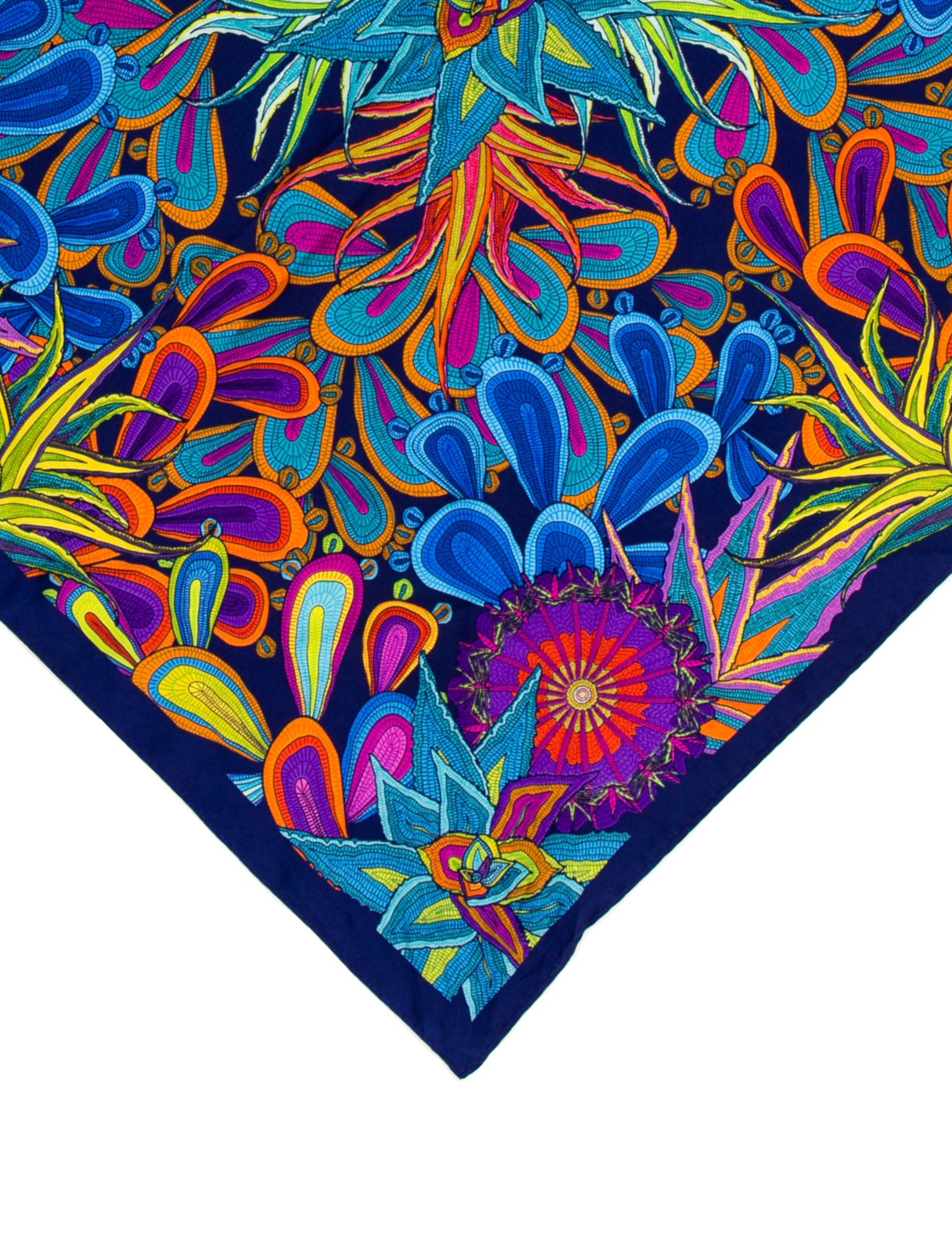 Pineda Covalin Cacti Sanctuary Silk Scarf