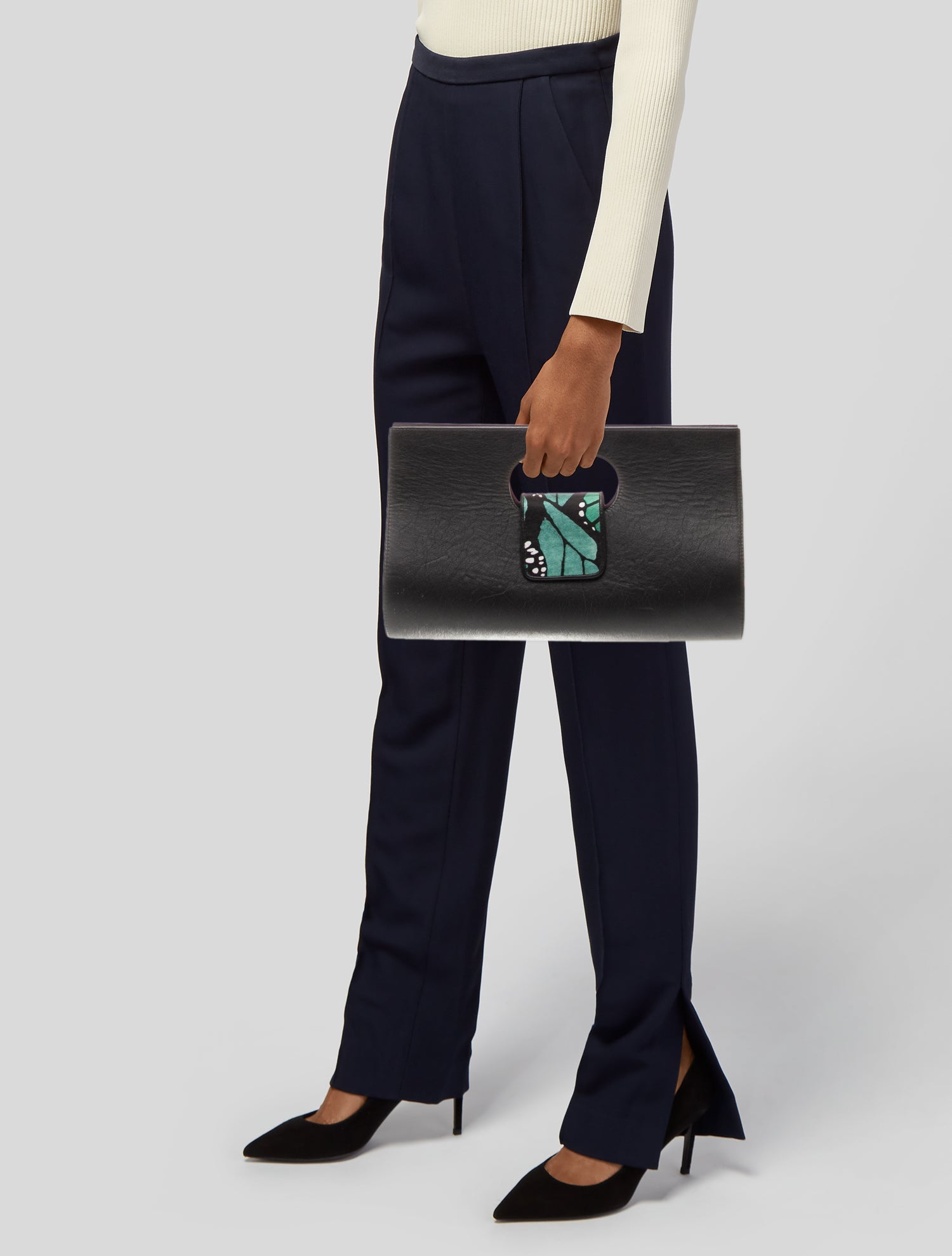 Pineda Covalin Leather Top Handle Bag