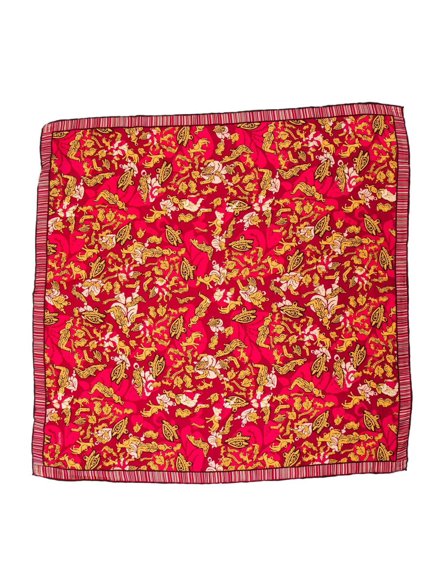 Pineda Covalin Silk Printed Scarf w/ Tags