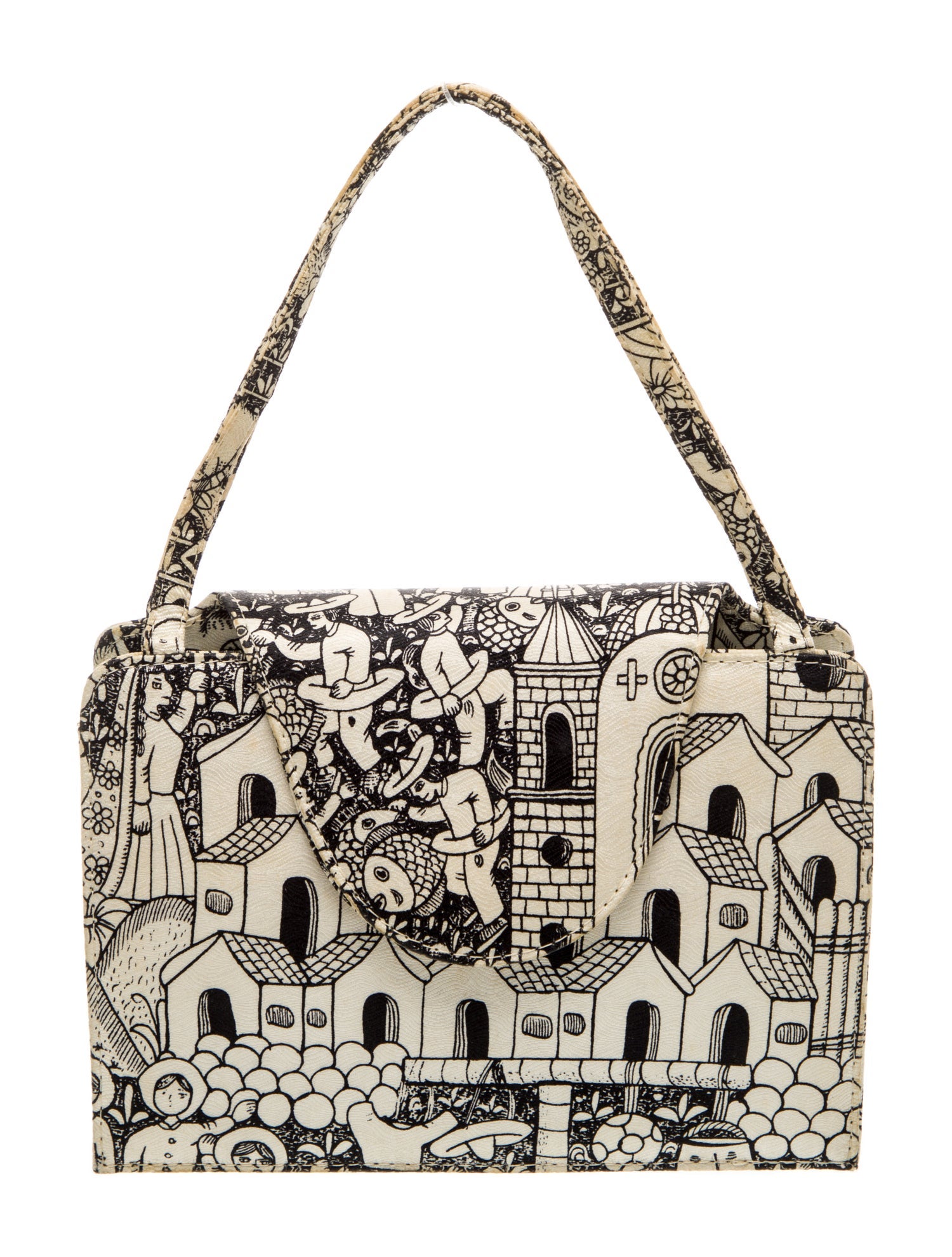 Pineda Covalin Silk Top Handle Bag