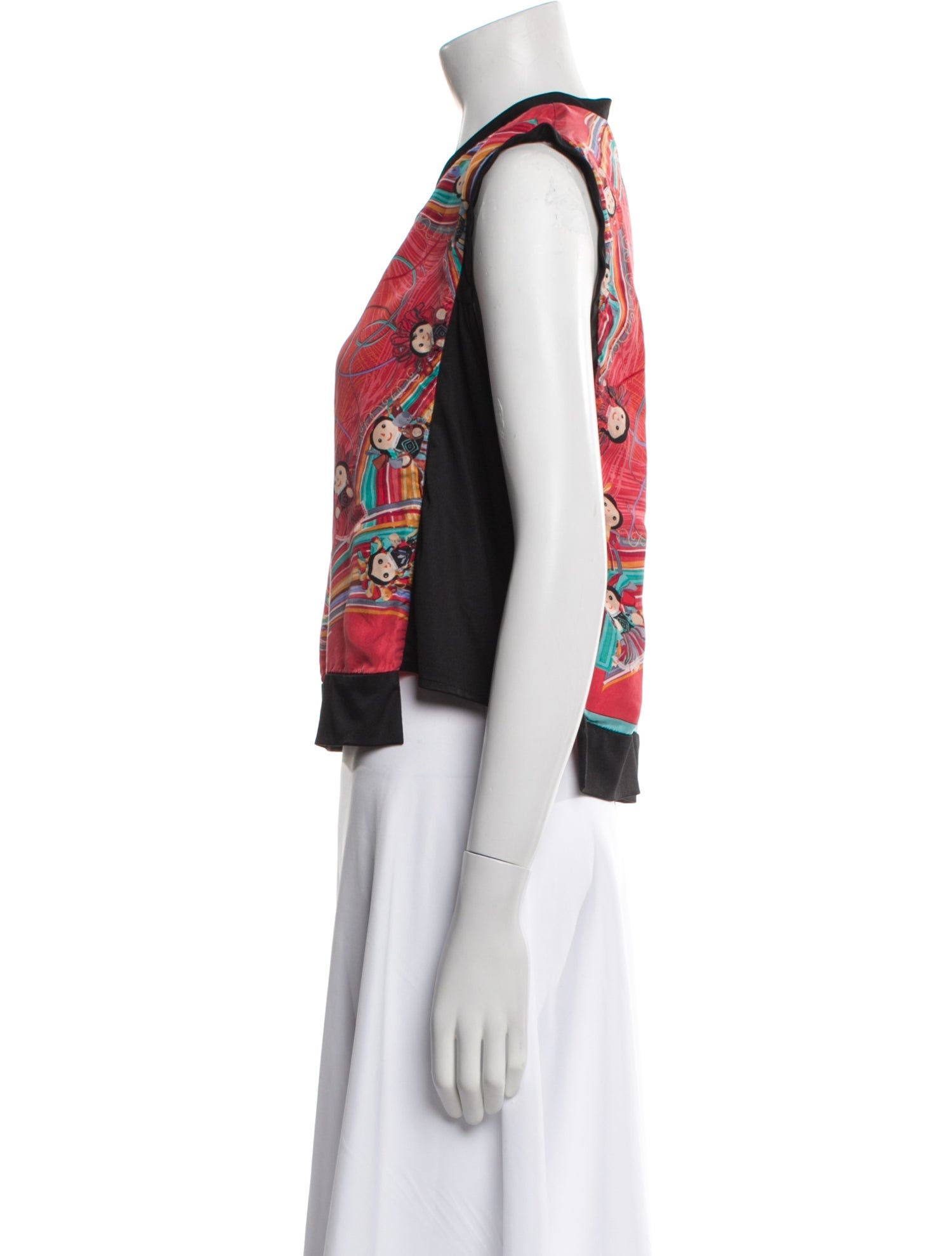 Pineda Covalin Printed V-Neck Top