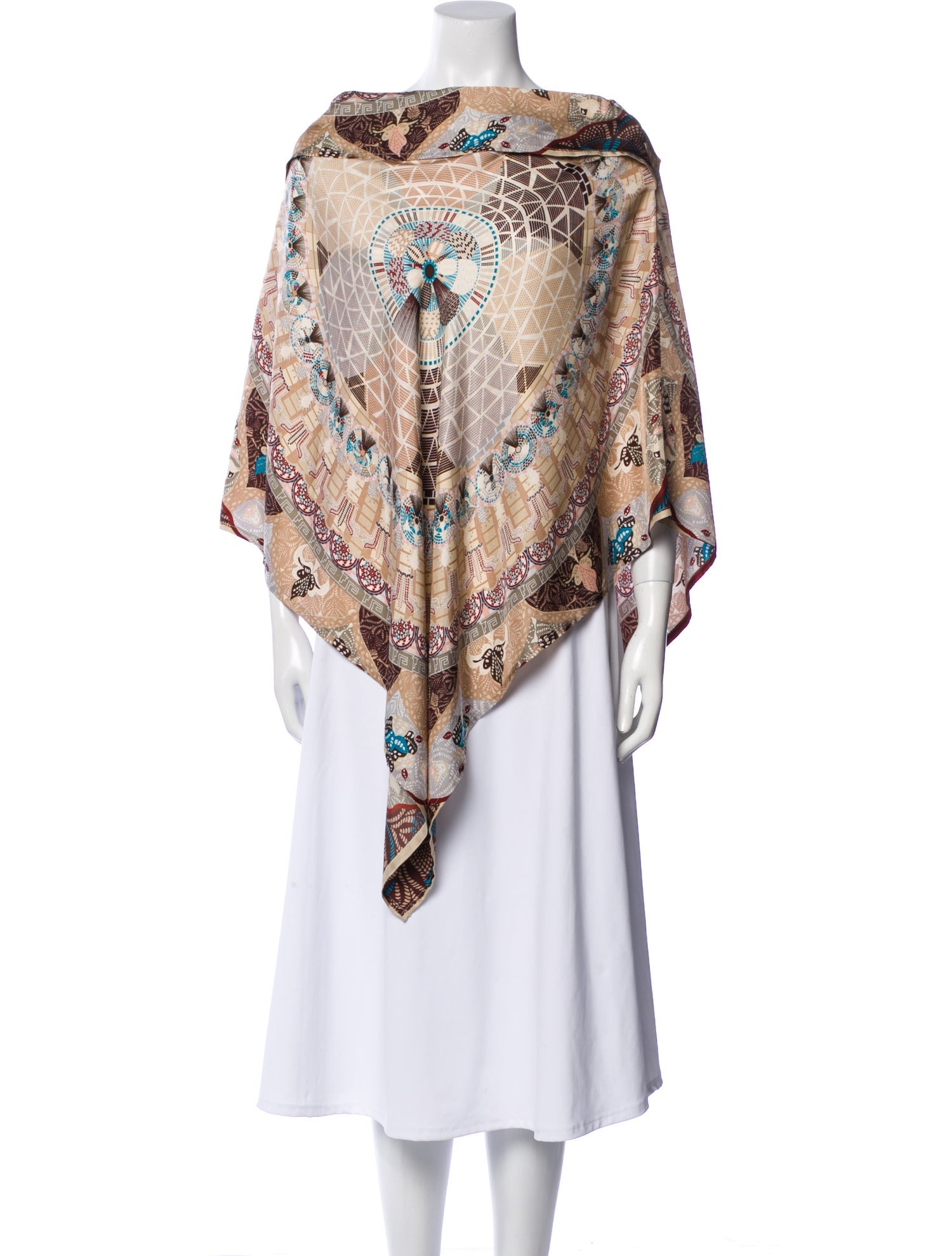 Pineda Covalin Printed Bateau Neckline Tunic