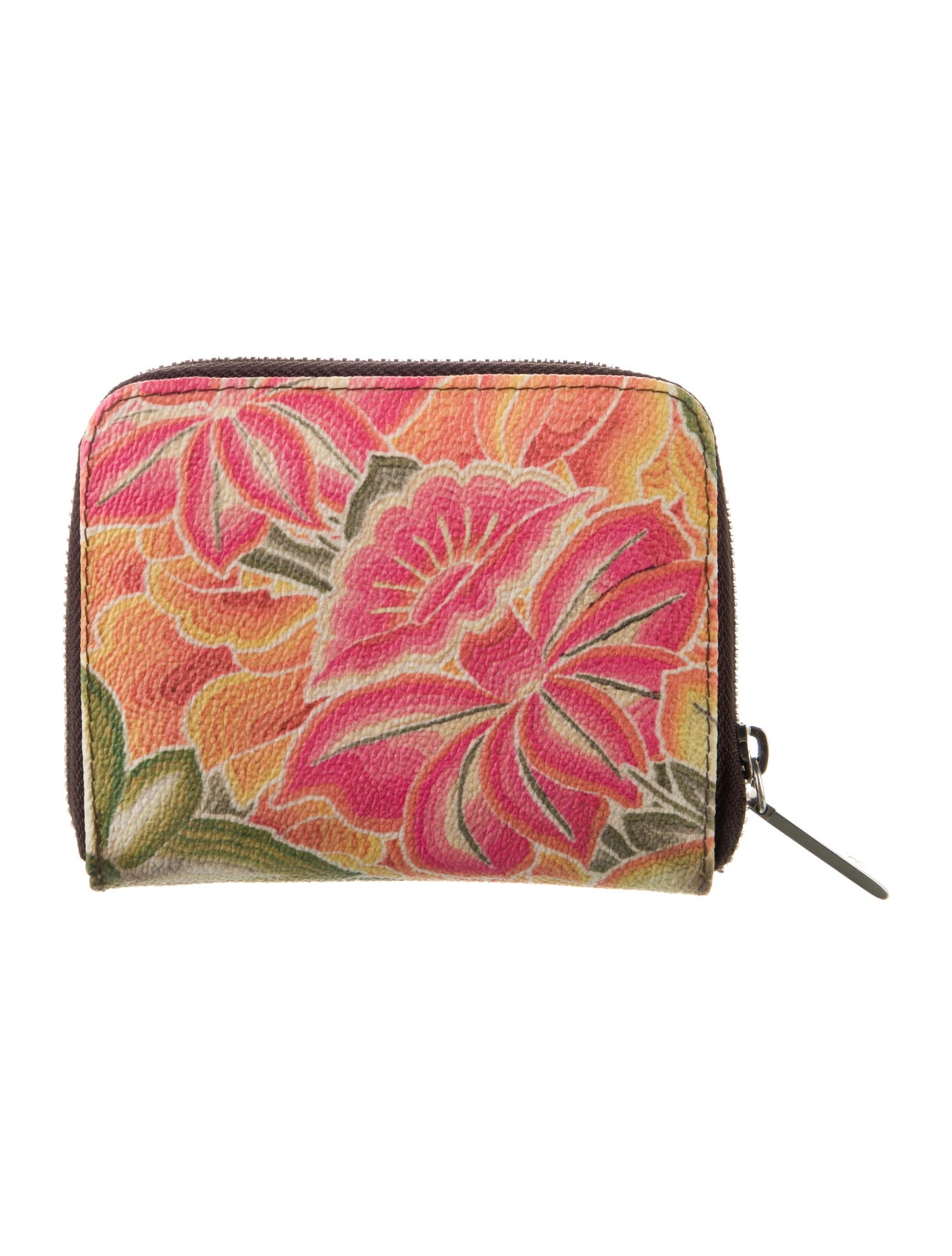 Pineda Covalin Leather Printed Compact Wallet