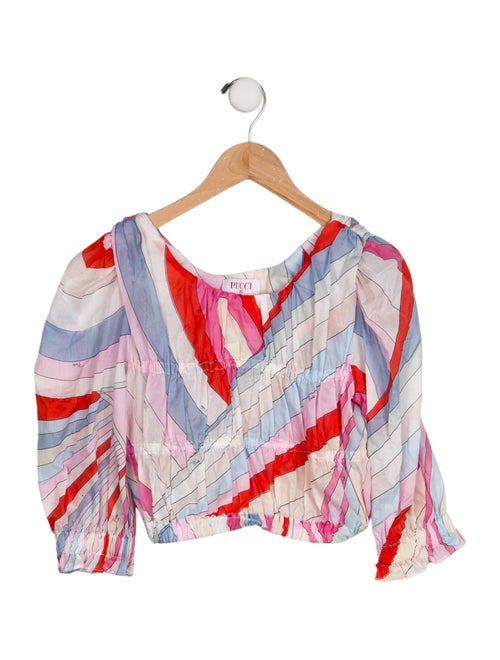 Pucci Junior Long Sleeve Top