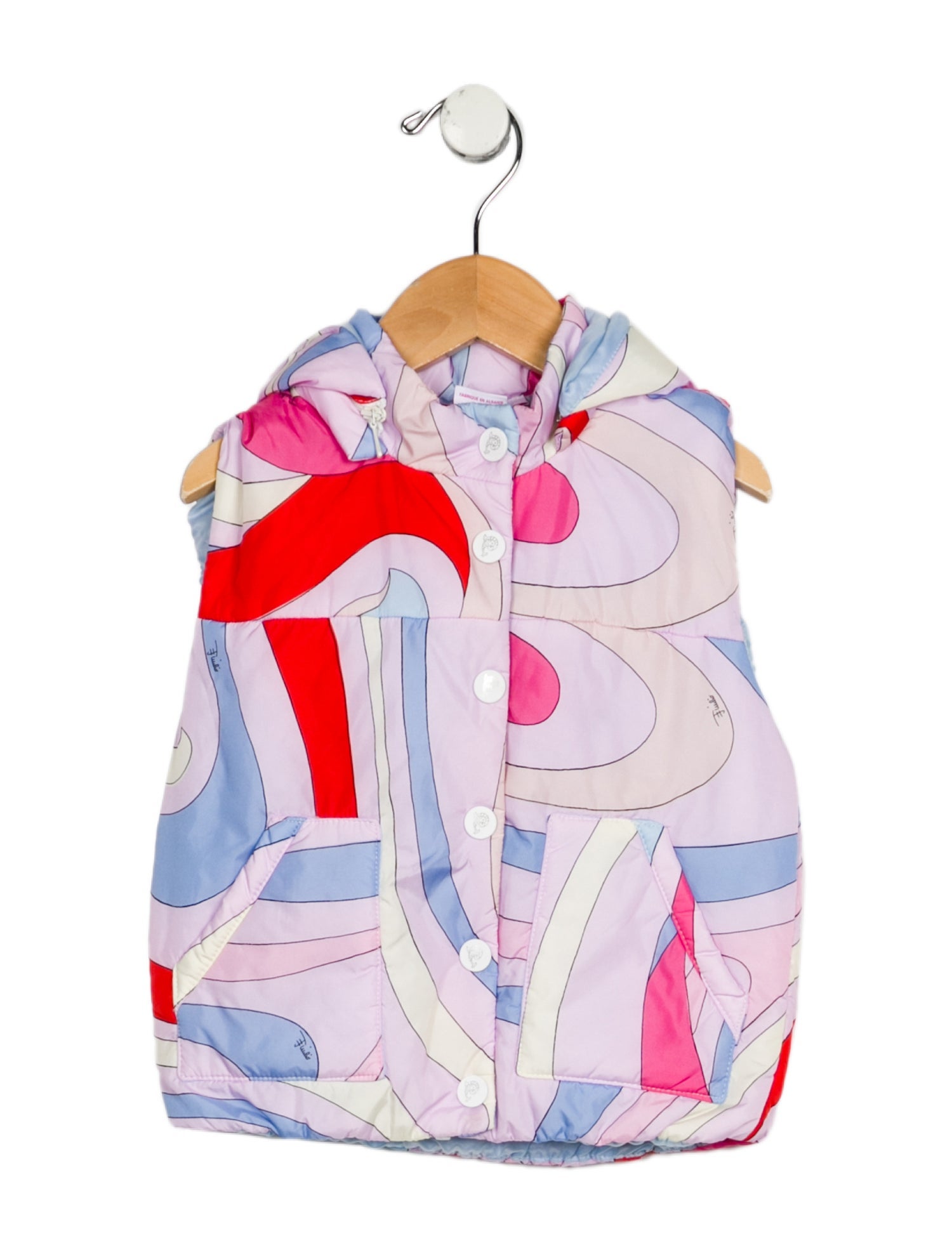 Pucci Junior Pucci Junior Nylon Patterned Vest