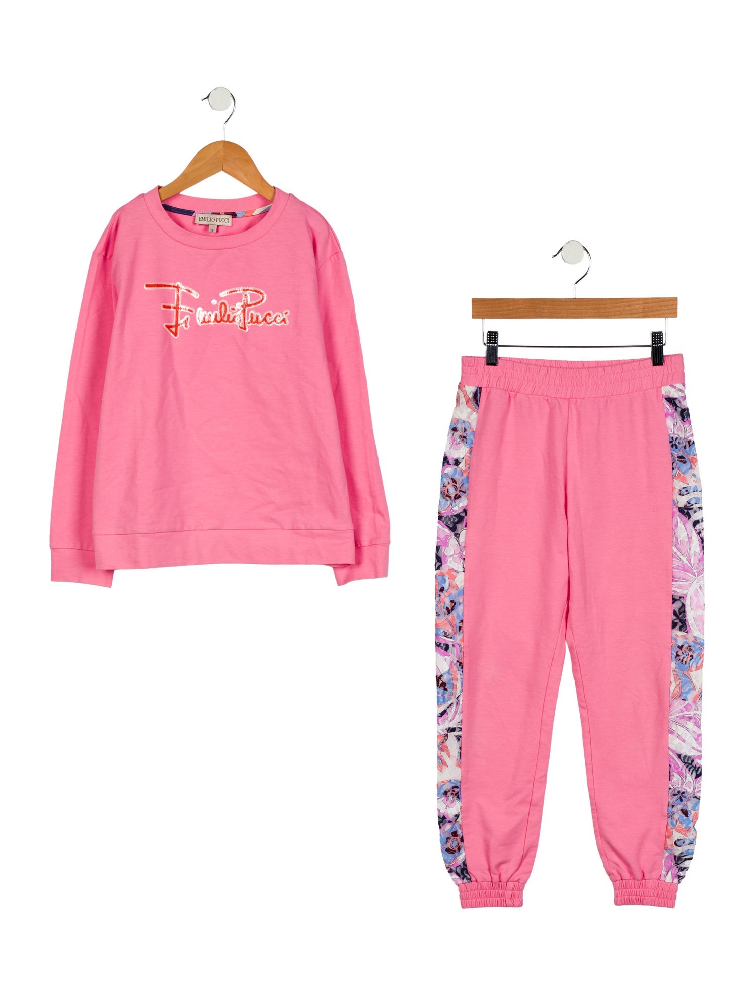 Pucci Junior Graphic Print Two Piece Set