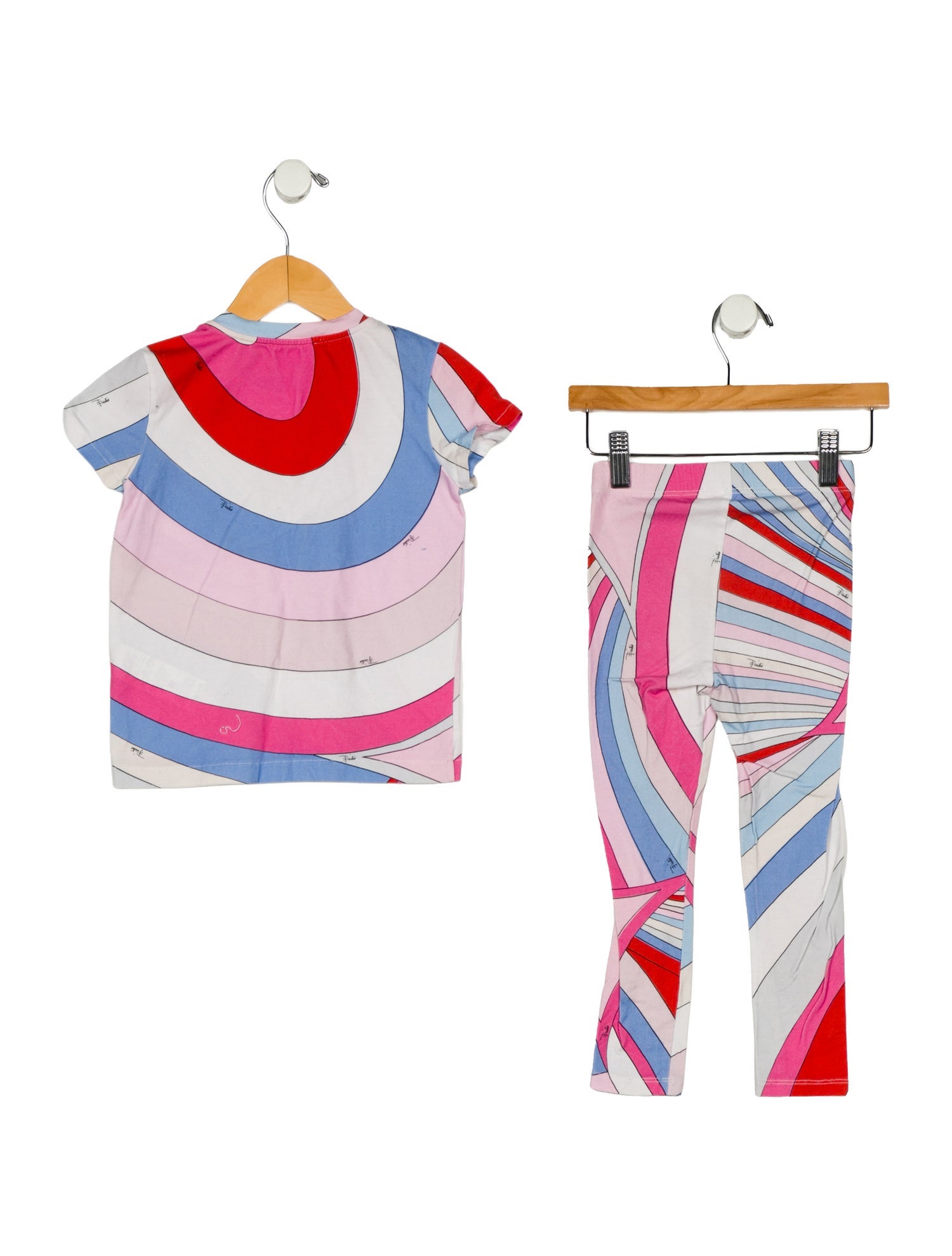 Pucci Junior kid's girl's pattern print pajama set