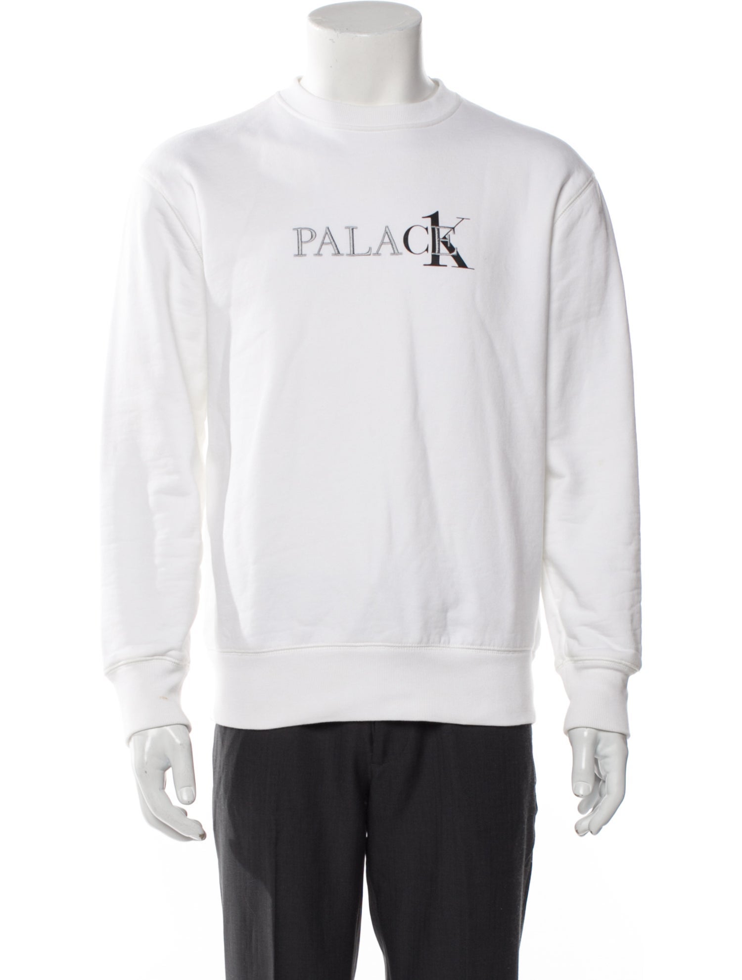 Palace x Calvin Klein Graphic Print Mock Neck Pullover