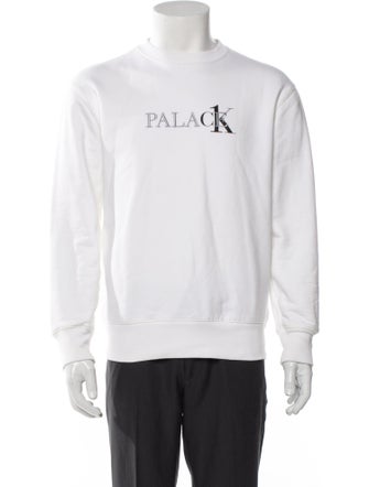 Palace x Calvin Klein Graphic Print Mock Neck Pullover
