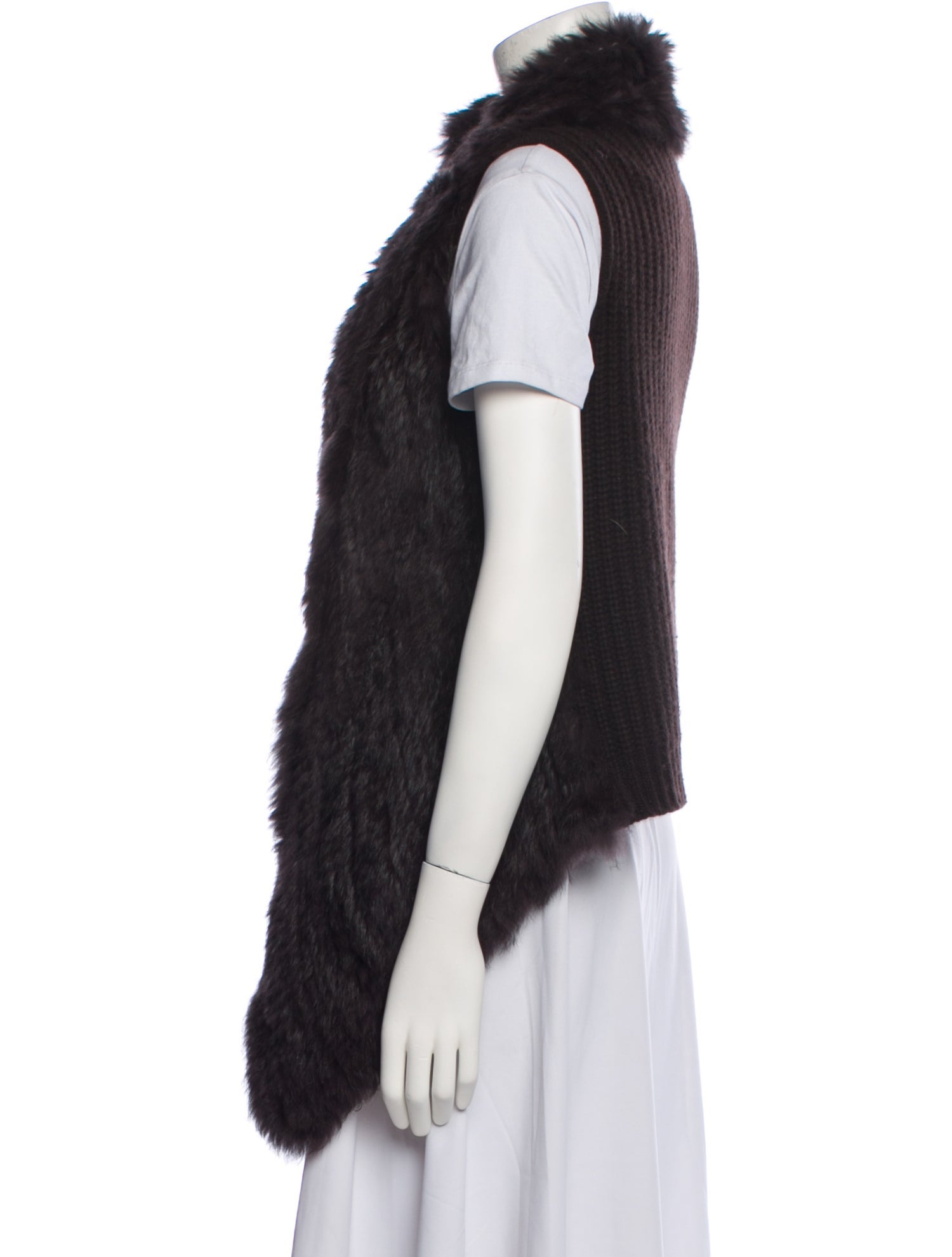 Ply Cashmere Fur Vest