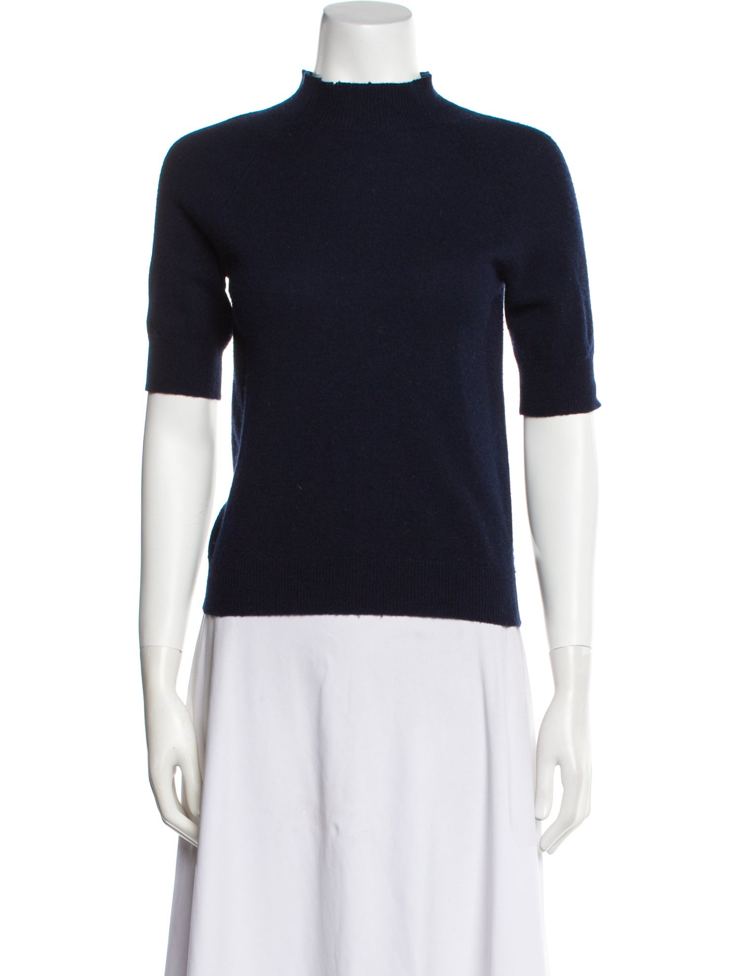 Ply Cashmere Cashmere Mock Neck Sweater