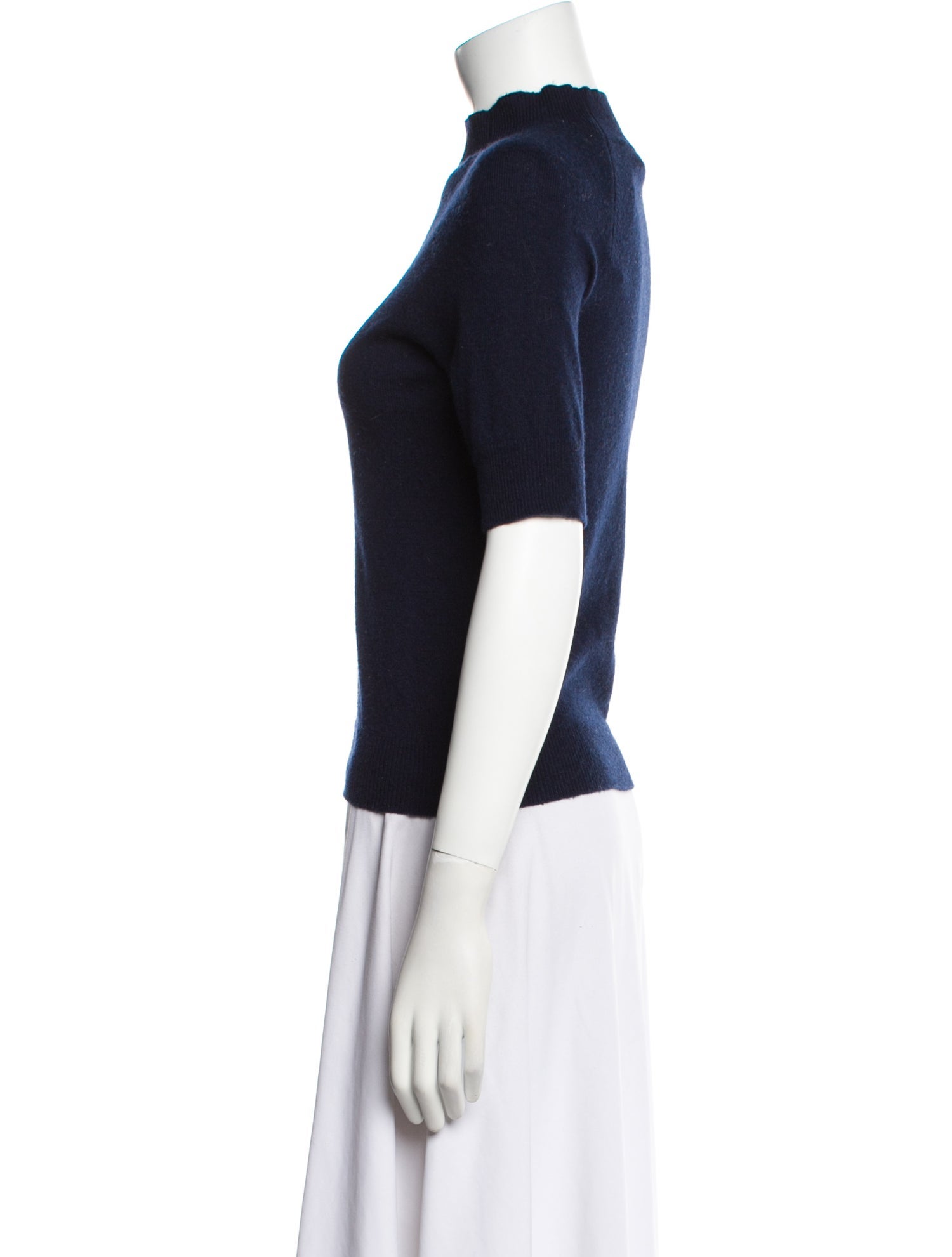 Ply Cashmere Cashmere Mock Neck Sweater