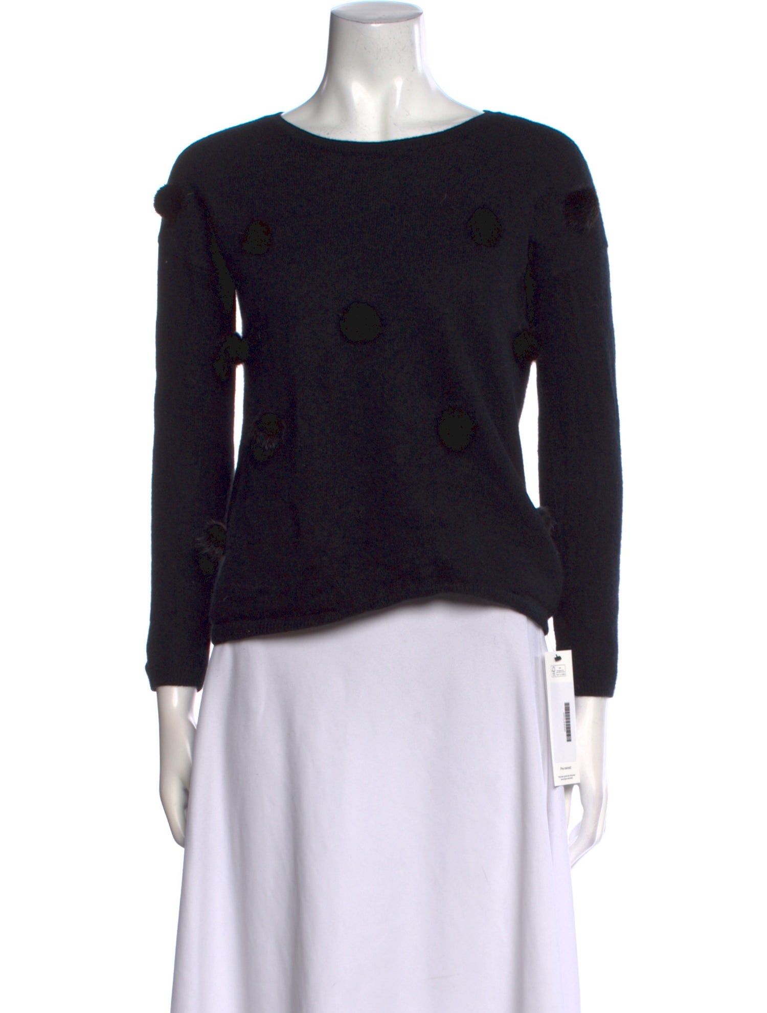 Ply Cashmere Cashmere Bateau Neckline Sweater