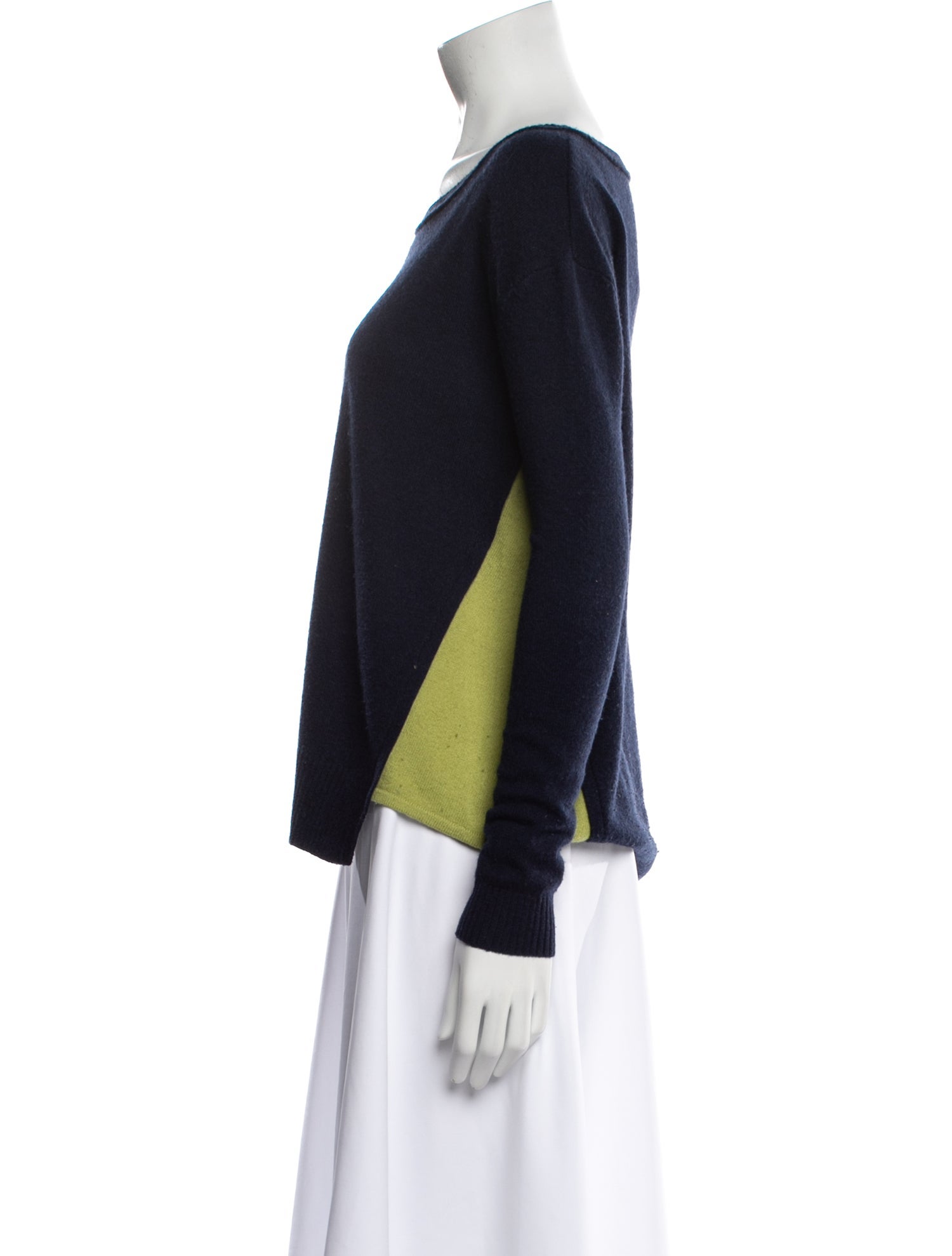 Ply Cashmere Cashmere Bateau Neckline Sweater