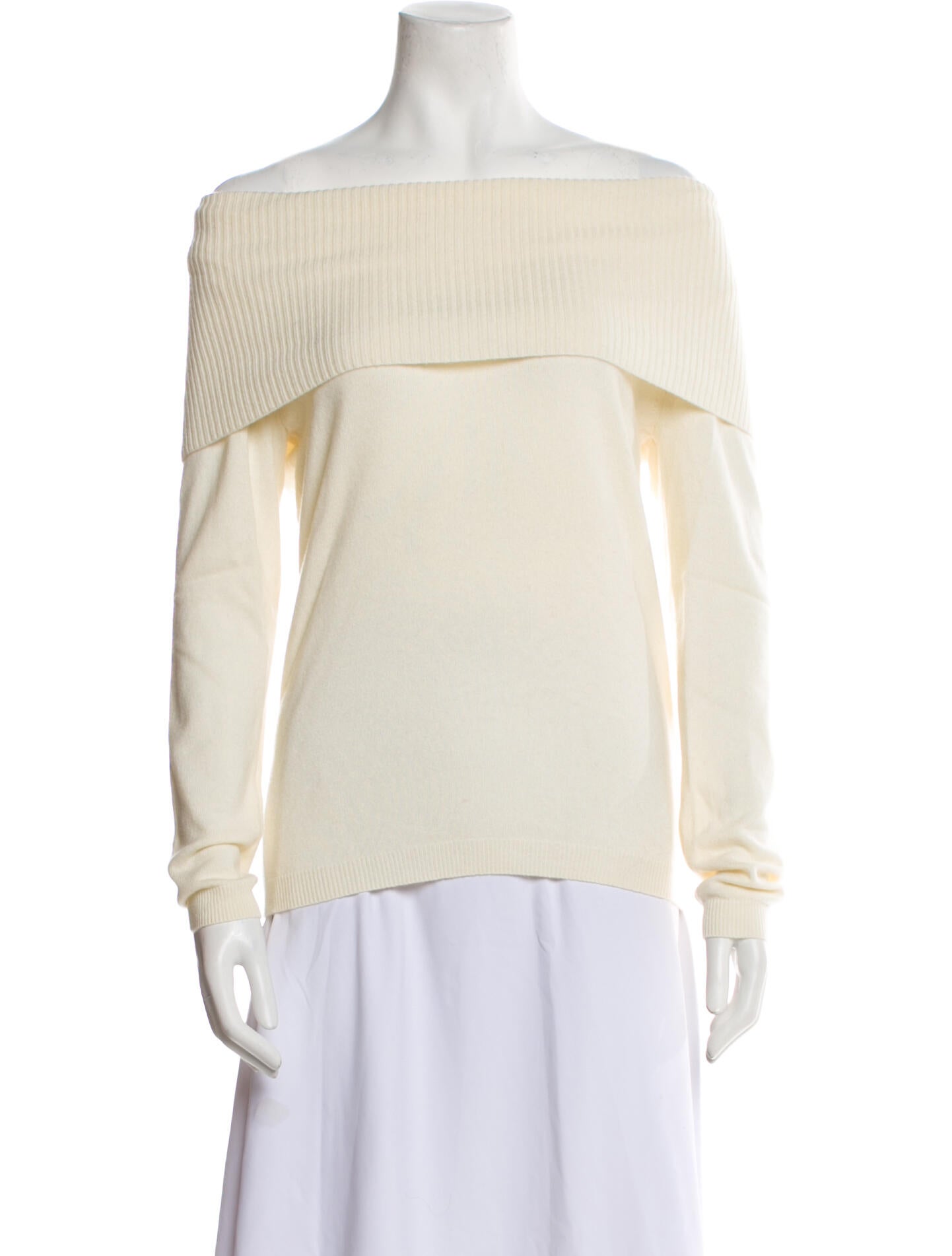 Pure Collection Cashmere Off-The-Shoulder Sweater