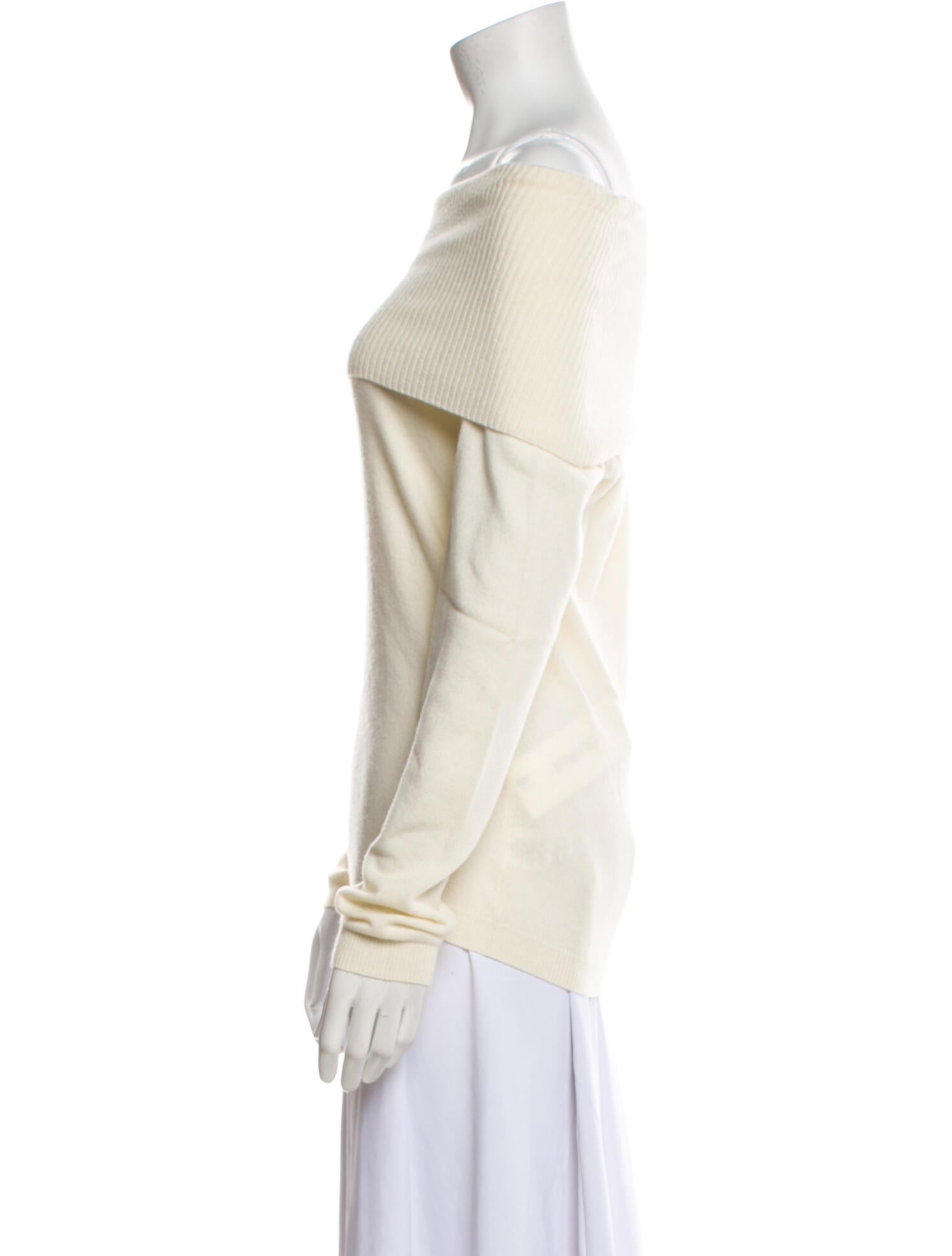 Pure Collection Cashmere Off-The-Shoulder Sweater