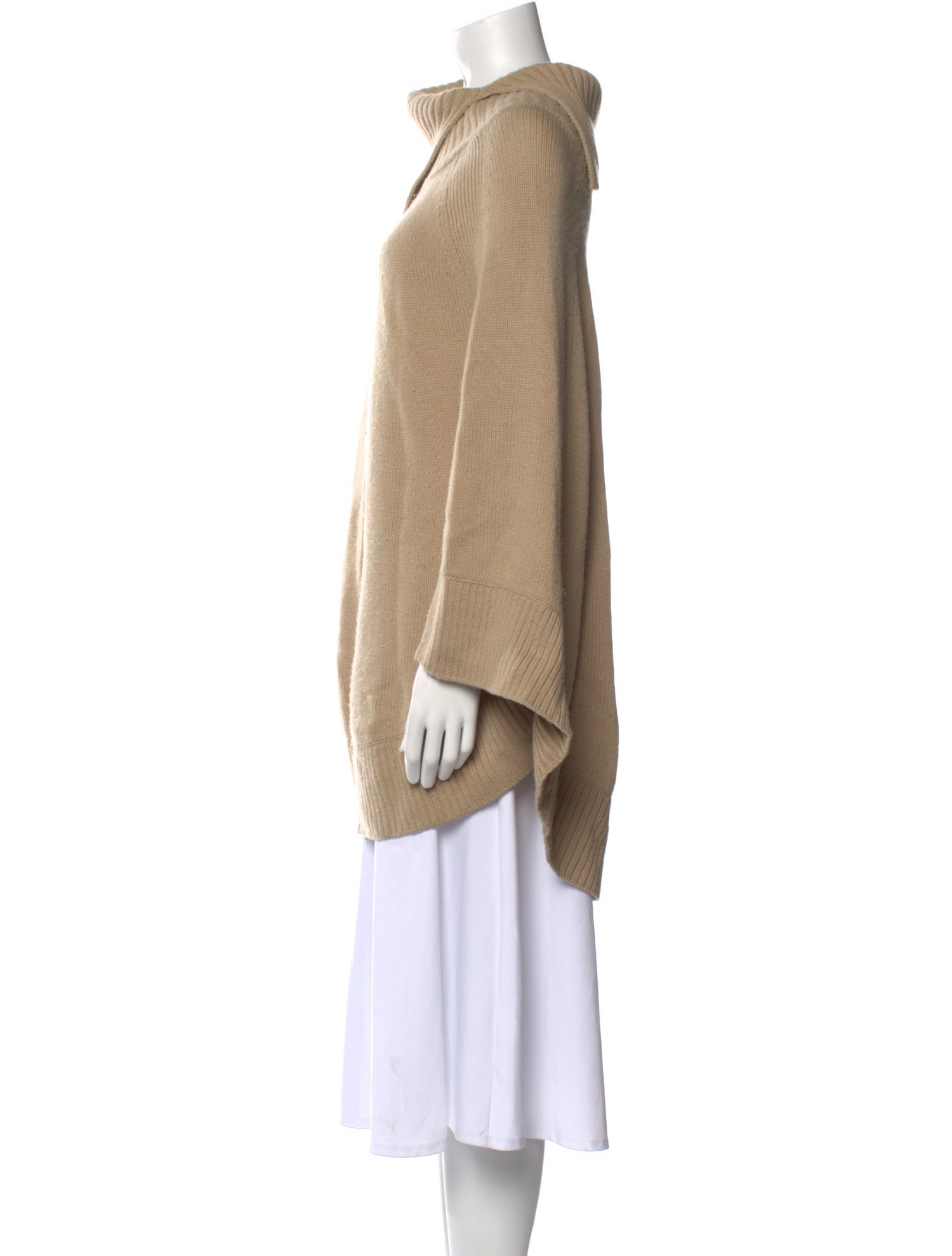 Pure Collection Lambswool Mock Neck Sweater