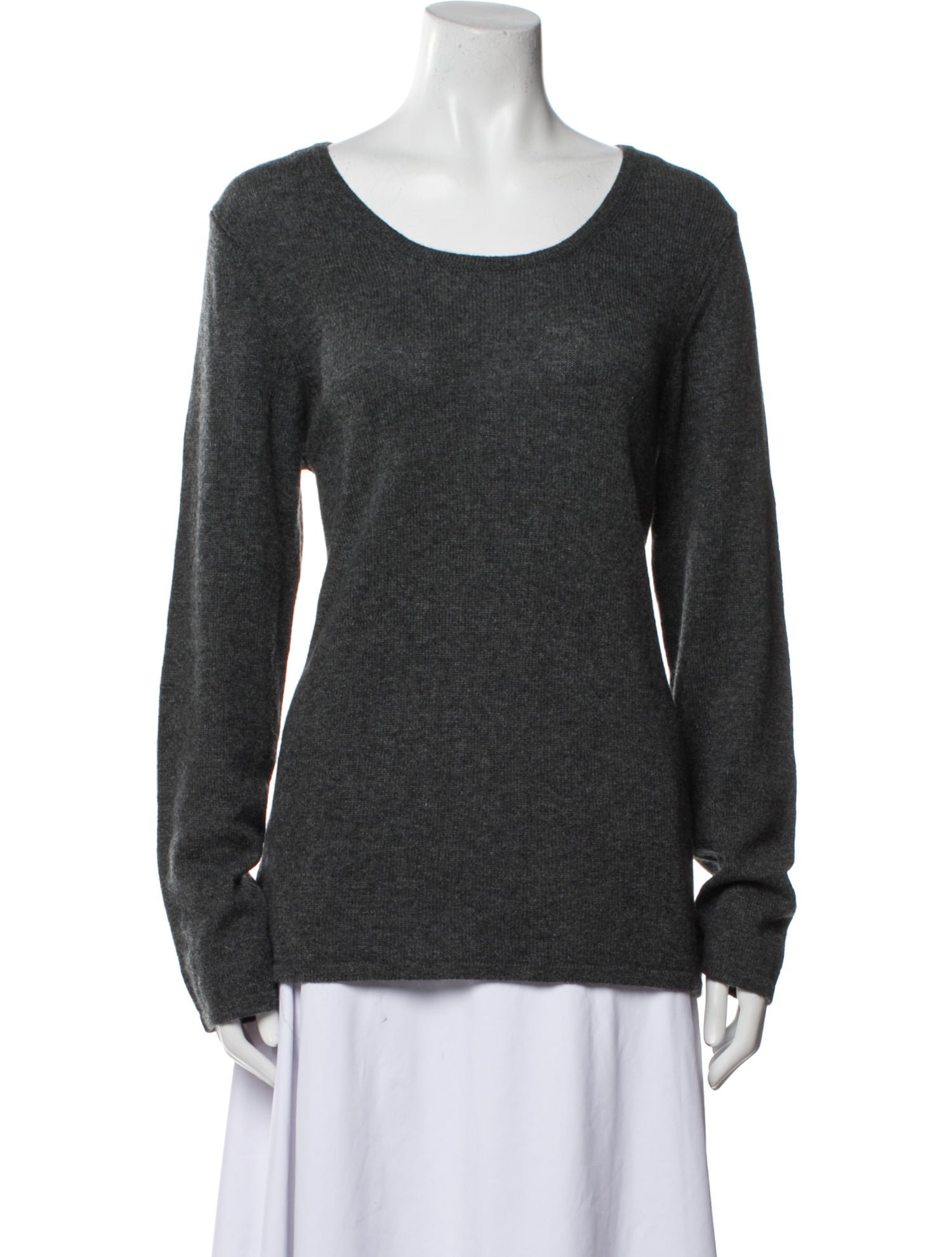 Pure Collection Cashmere Scoop Neck Sweater
