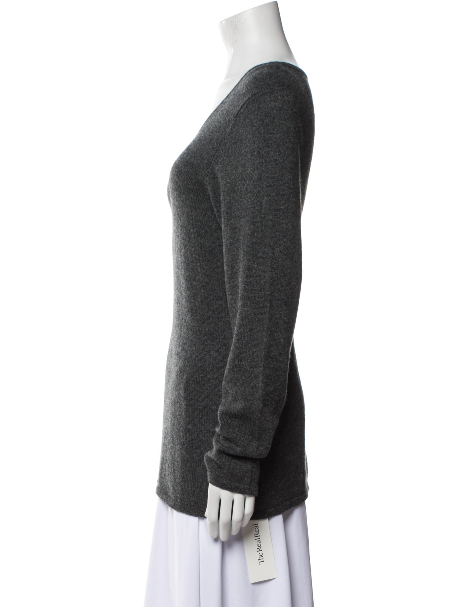 Pure Collection Cashmere Scoop Neck Sweater