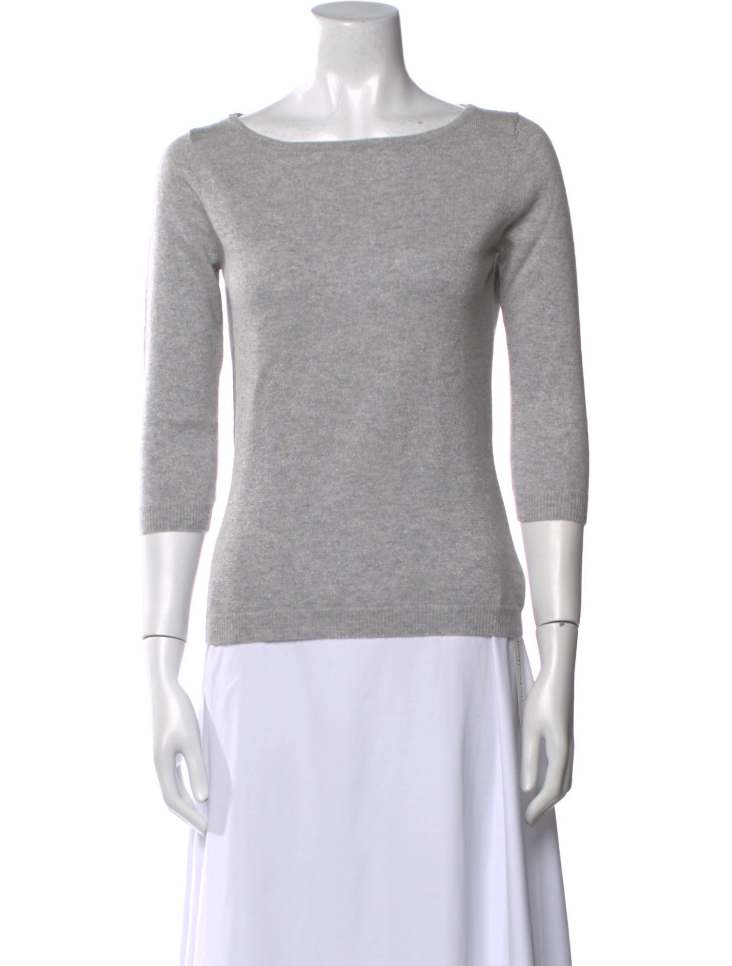 Pure Collection Cashmere Bateau Neckline Sweater