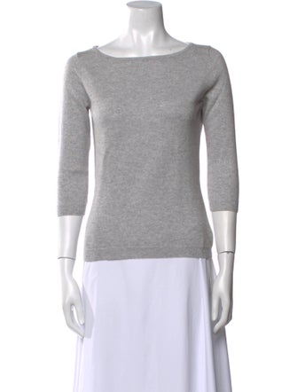 Pure Collection Cashmere Bateau Neckline Sweater